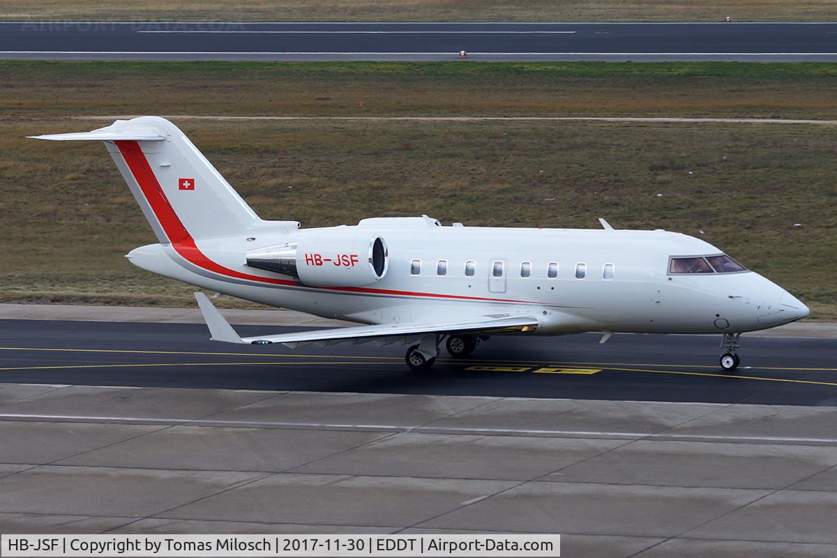 HB-JSF, 2016 Bombardier Challenger 650 (CL-600-2B16) C/N 6073, 