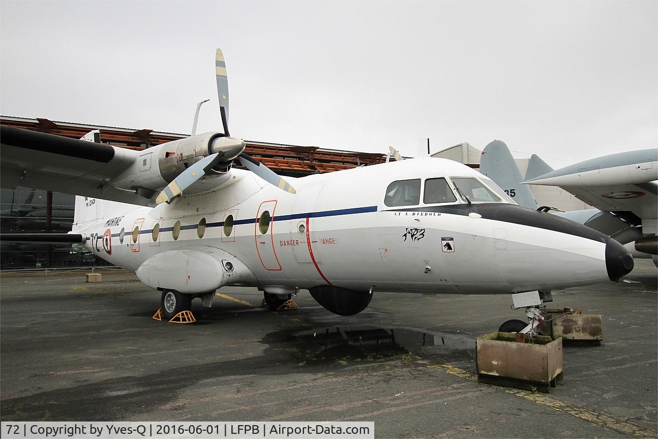 72, Aerospatiale N-262E Fregate C/N 72, Aerospatiale N-262E Fregate, Exibited at Air & Space Museum Paris-Le Bourget (LFPB)