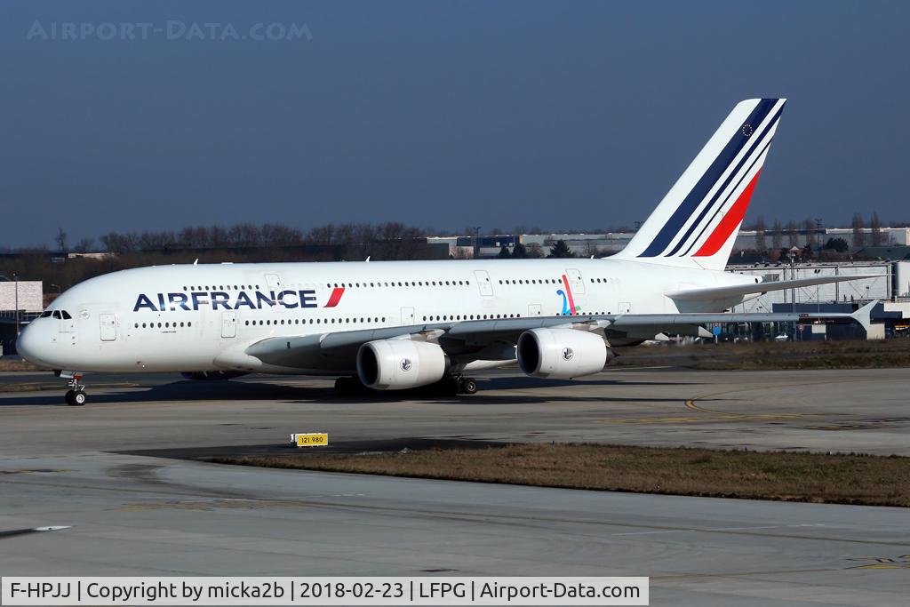 F-HPJJ, 2013 Airbus A380-861 C/N 115, Taxiing