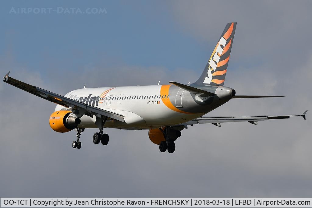 OO-TCT, 2001 Airbus A320-212 C/N 1402, HQ9712 from Cardiff (CWL)