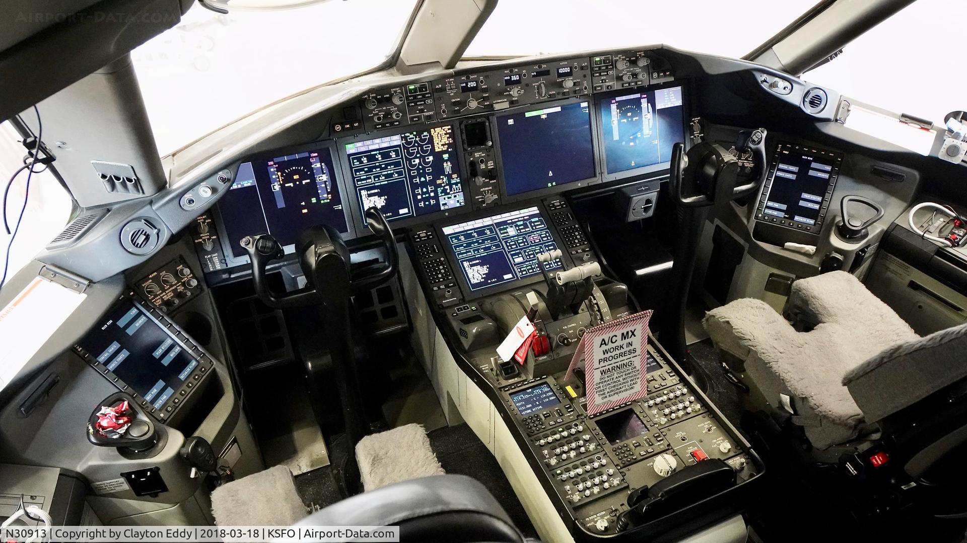 N30913, 2014 Boeing 787-8 Dreamliner C/N 35879, SFO 2018.