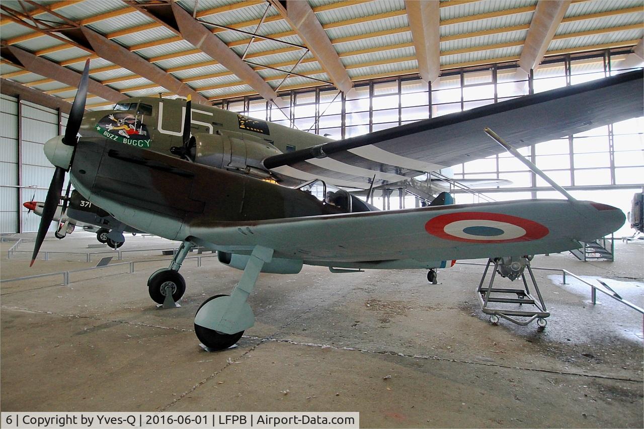 6, Dewoitine D.520 C/N 862, Dewoitine D.520, Air & Space Museum Paris-Le Bourget (LFPB)