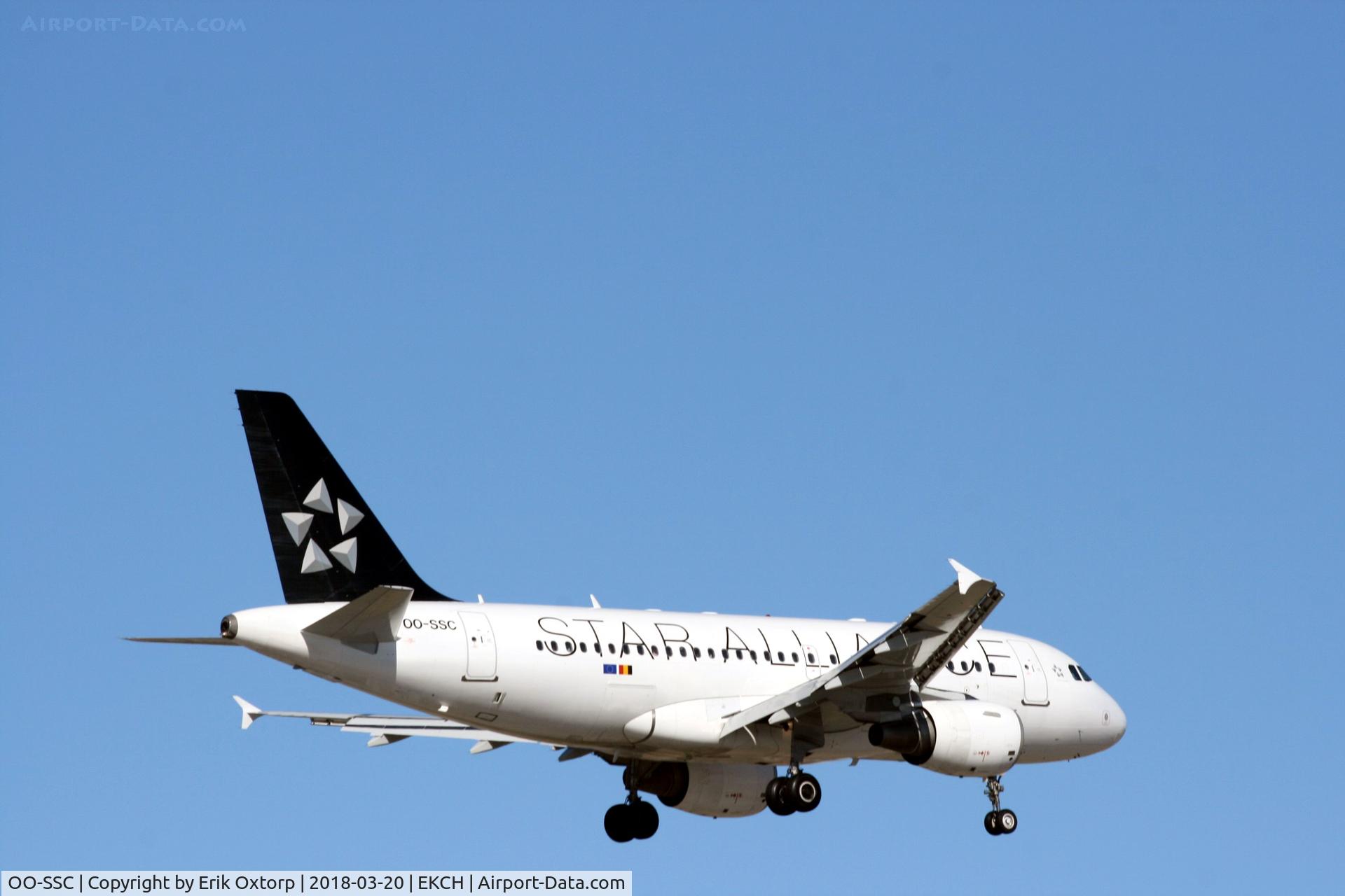 OO-SSC, 1999 Airbus A319-112 C/N 1086, OO-SSC landing 04L