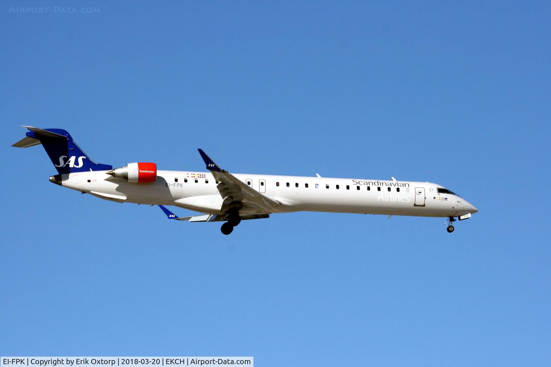EI-FPK, 2016 Bombardier CRJ-900LR (CL-600-2D24) C/N 15428, EI-FPK  landing rw 04L
