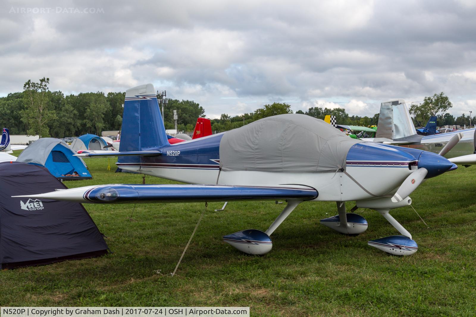 N520P, 2006 Vans RV-7A C/N 70798, Vans RV-7A N520P at EAA AirVenture 2017, Oshkosh, Wisconsin