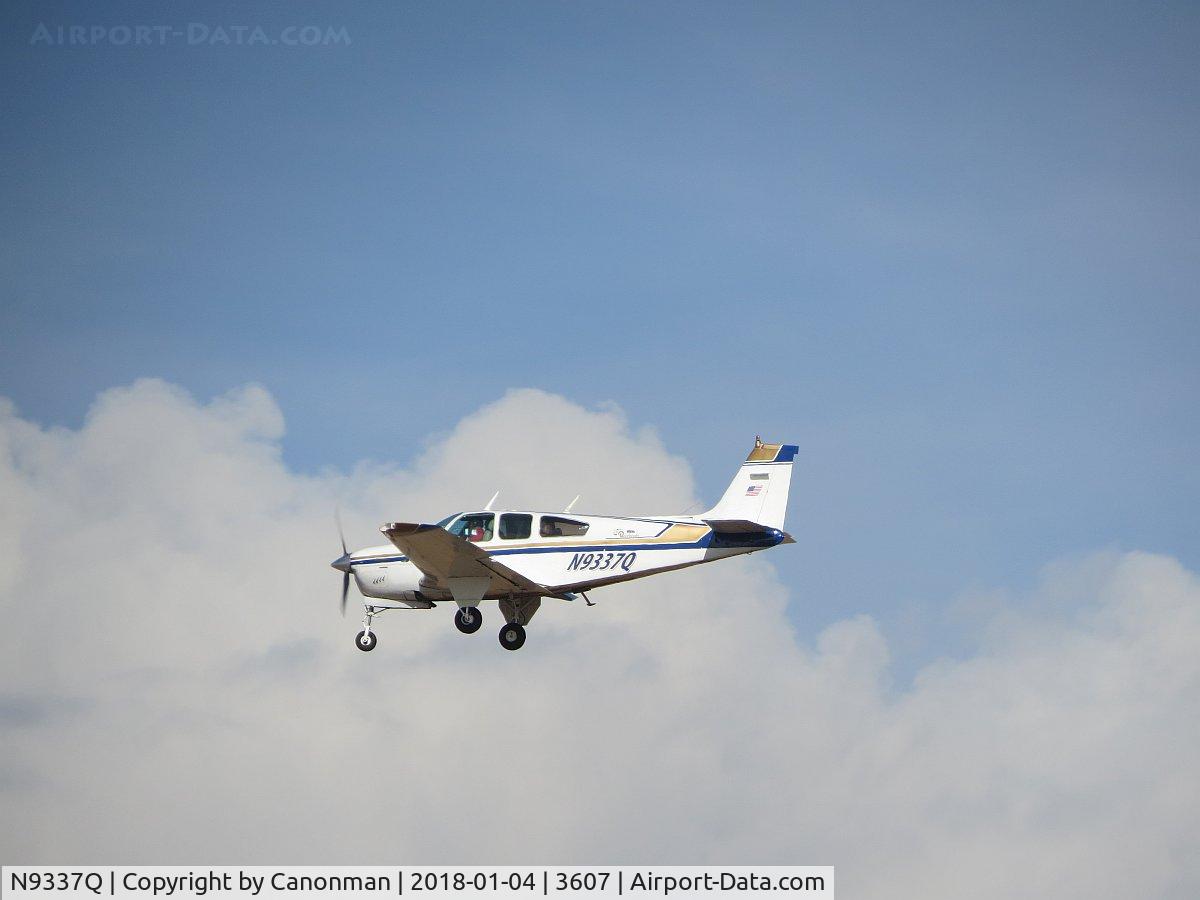 N9337Q, 1971 Beech G33 C/N CD-1267, Landing