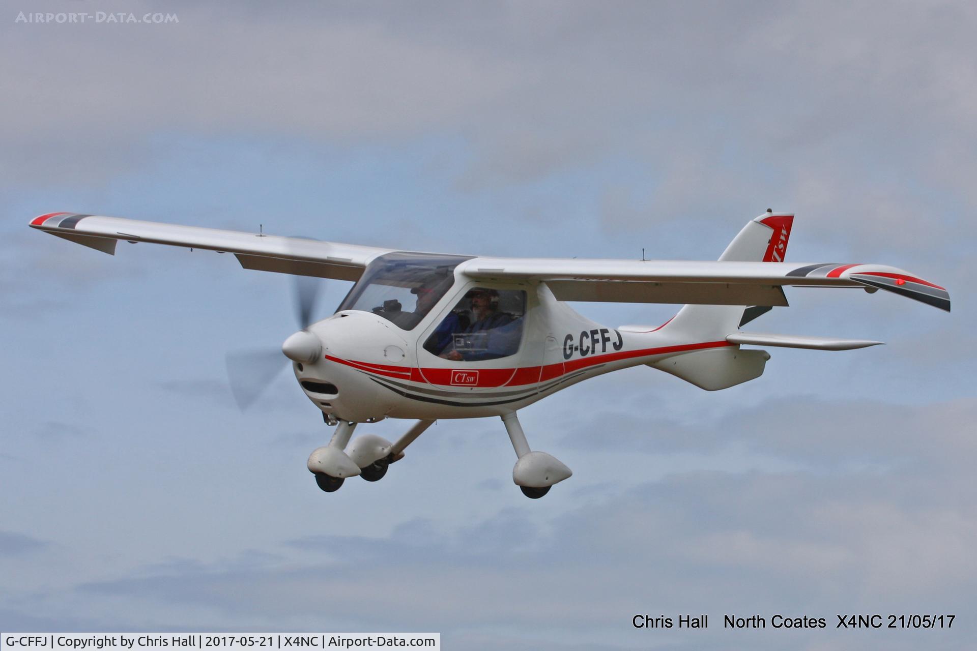 G-CFFJ, 2008 Flight Design CTSW C/N 8391, North Coates Summer fly in