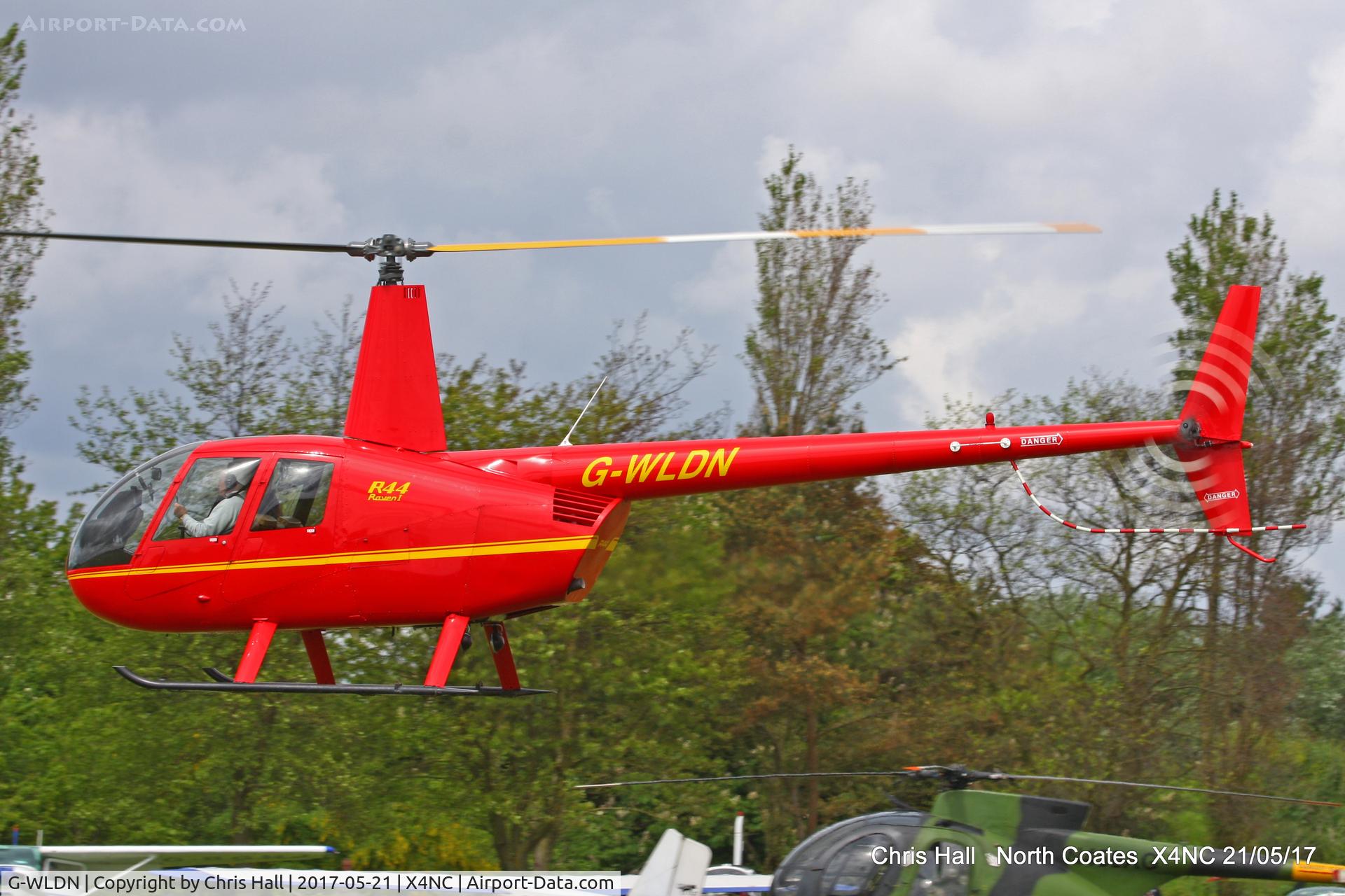 G-WLDN, 2005 Robinson R44 Raven 1 C/N 1507, North Coates Summer fly in