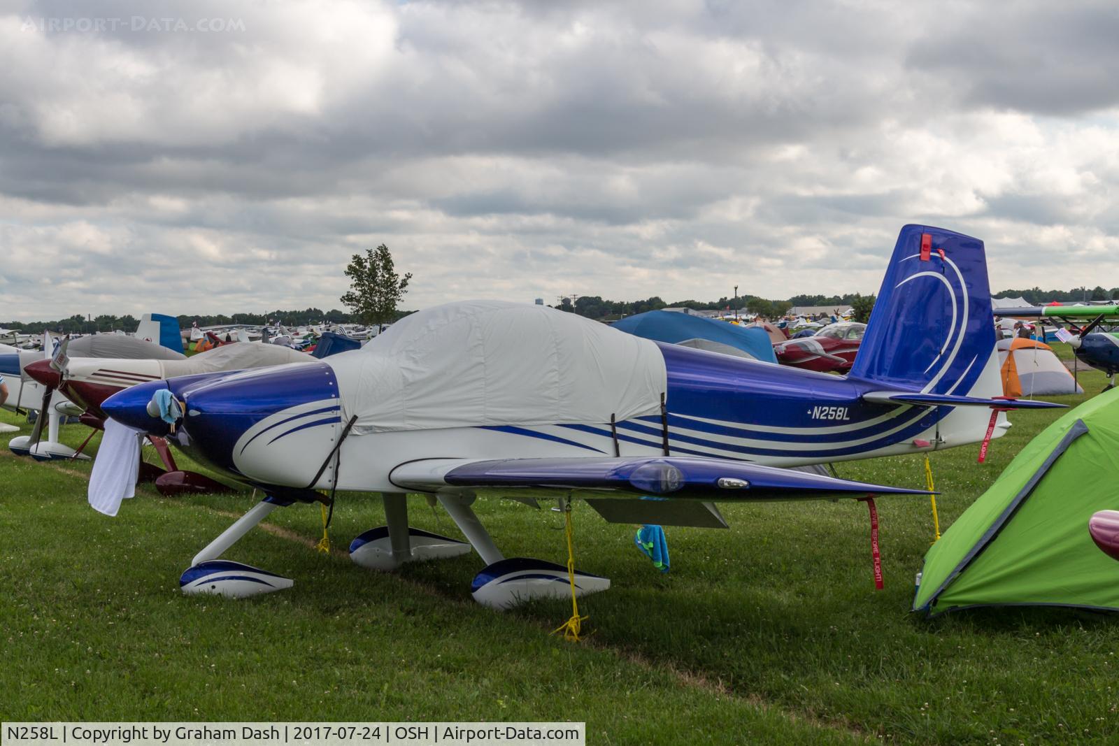 N258L, 2015 Vans RV-7A C/N 73676, Vans RV-7A N258L at EAA AirVenture 2017, Oshkosh, Wisconsin