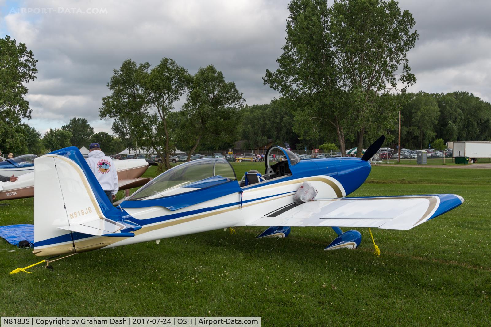 N818JS, 2015 Vans RV-8 C/N 82818, Vans RV-8 N818JS at EAA AirVenture 2017, Oshkosh, Wisconsin