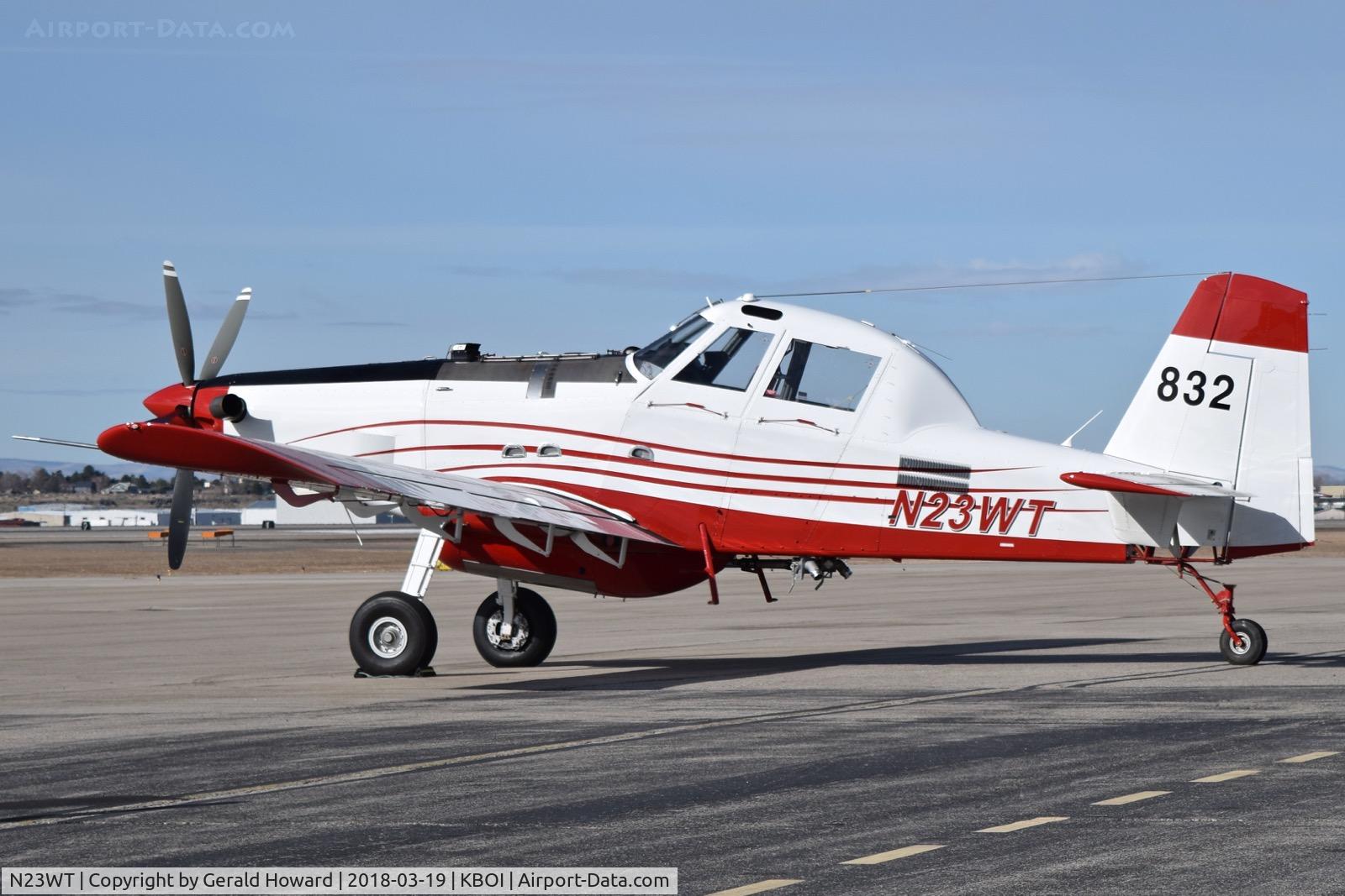 N23WT, 2014 Air Tractor Inc AT-802 C/N 802-0568, Parked on the north GA ramp.