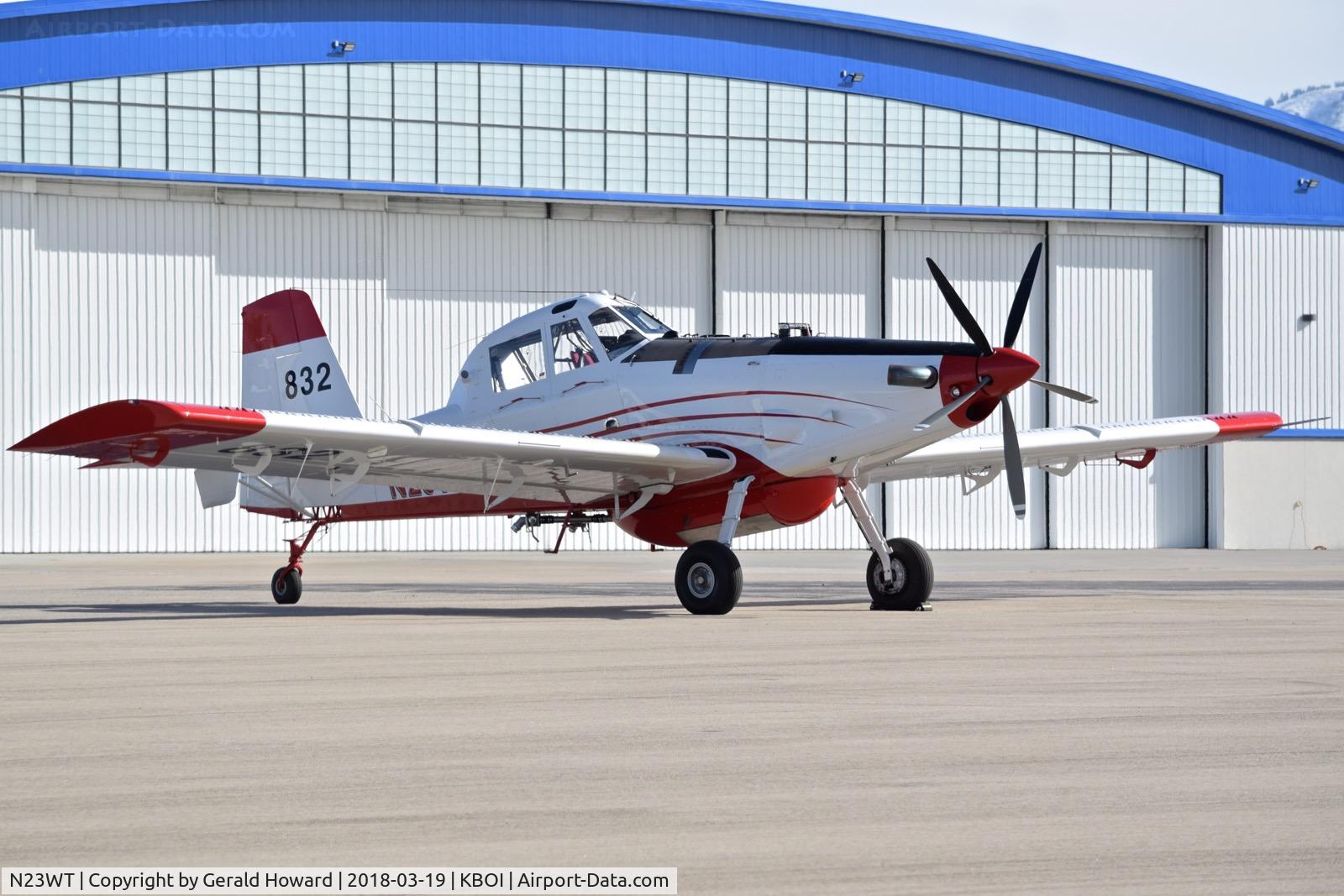 N23WT, 2014 Air Tractor Inc AT-802 C/N 802-0568, Parked on the north GA ramp.