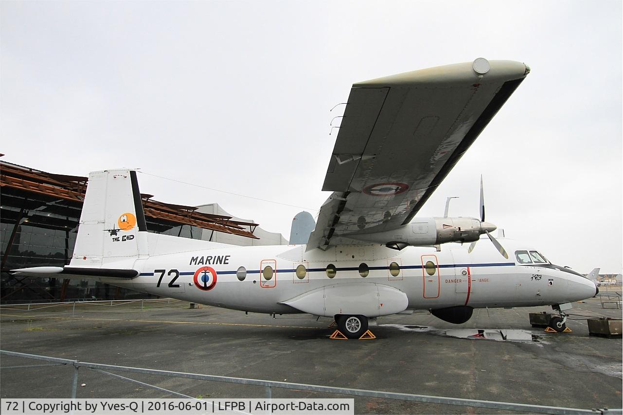 72, Aerospatiale N-262E Fregate C/N 72, Aerospatiale N-262E Fregate, Exibited at Air & Space Museum Paris-Le Bourget (LFPB)