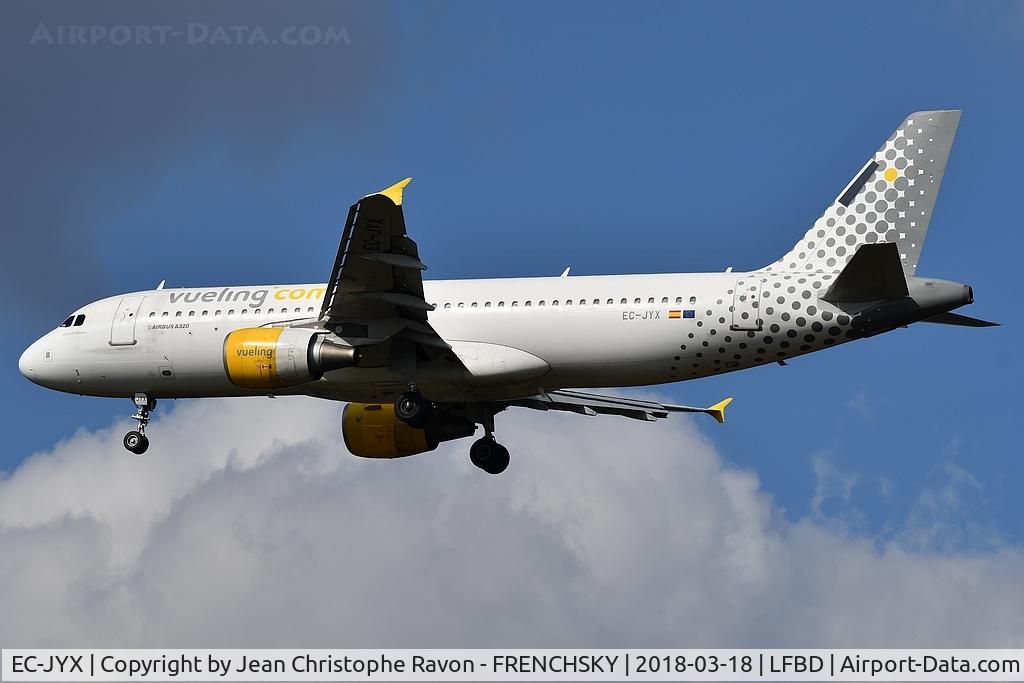 EC-JYX, 2006 Airbus A320-214 C/N 2962, Vueling 2915 from BCN