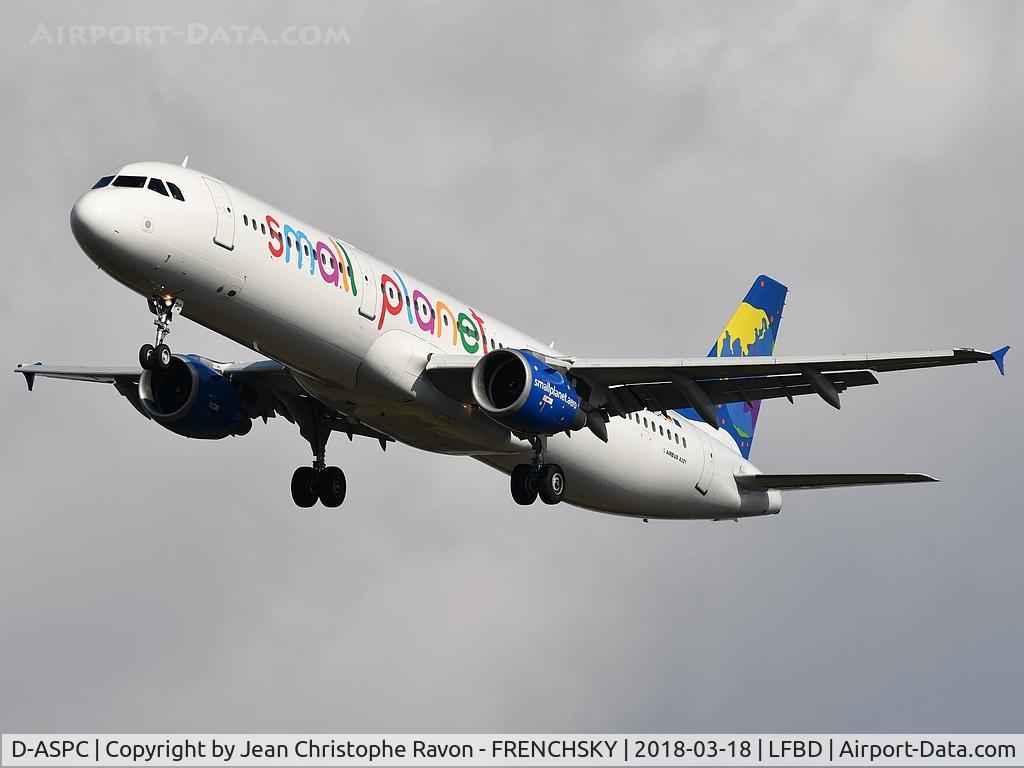 D-ASPC, 1998 Airbus A321-211 C/N 823, Small Planet Airlines 8233 from CWL