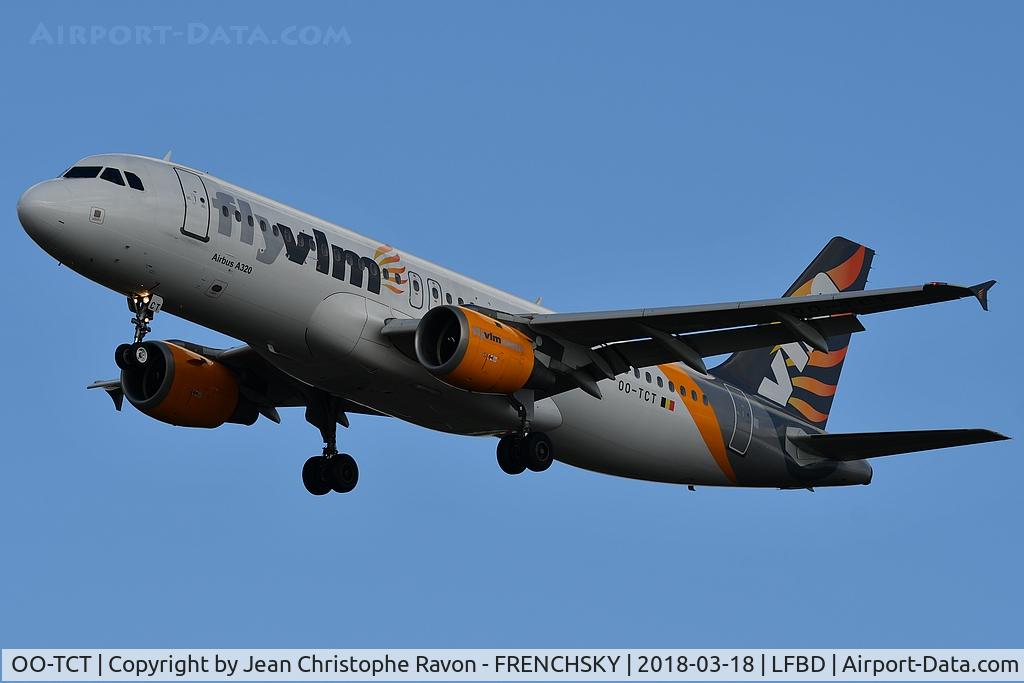 OO-TCT, 2001 Airbus A320-212 C/N 1402, HQ9712 from CWL
