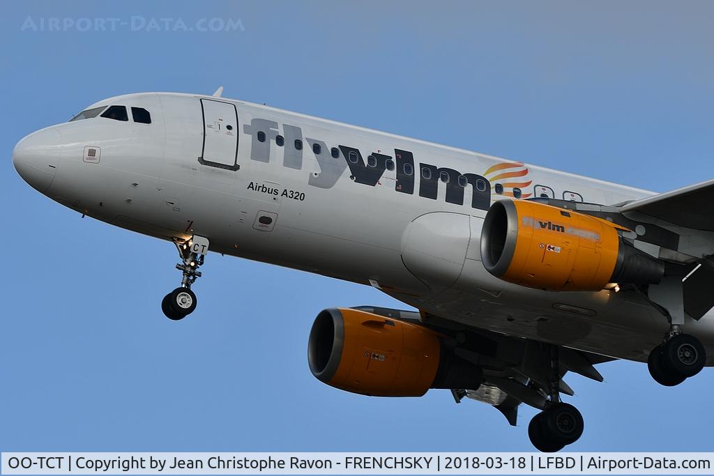 OO-TCT, 2001 Airbus A320-212 C/N 1402, HQ9712 from CWL