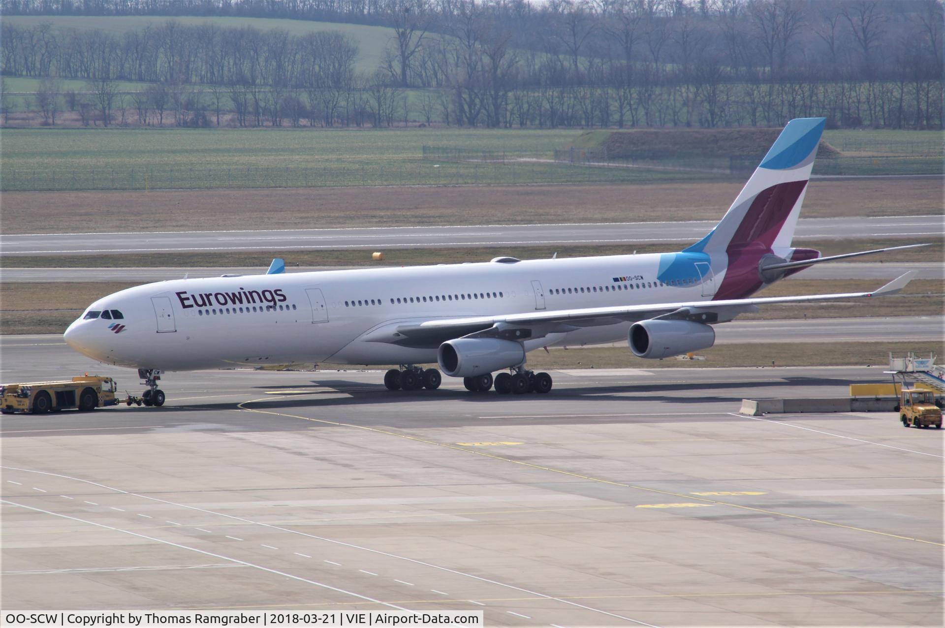 OO-SCW, 2000 Airbus A340-313 C/N 335, Eurowings Airbus A340-300