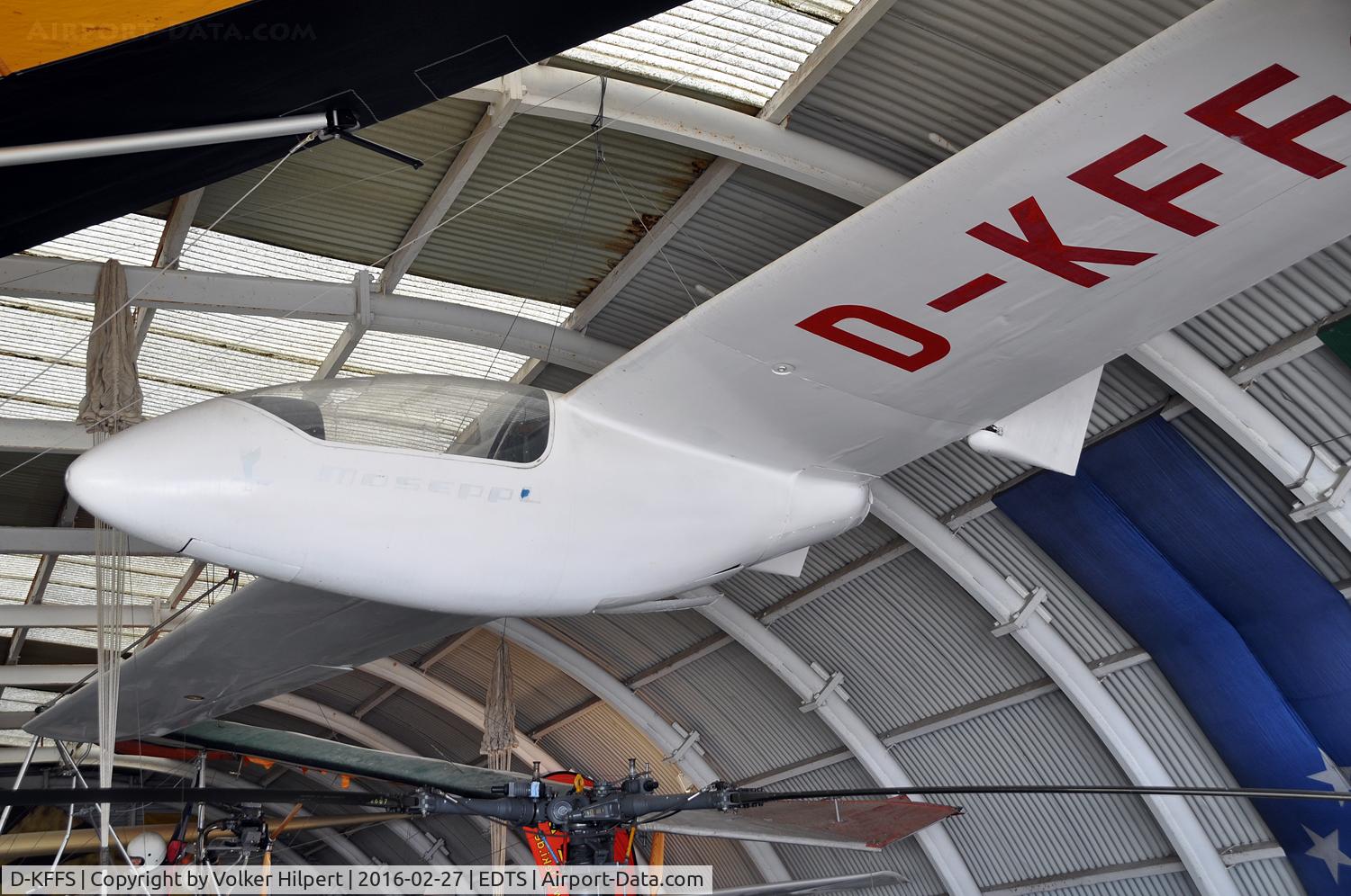 D-KFFS, 1970 Akaflieg Stuttgart FS-26 Moseppl C/N 1, at Museum schwenningen
