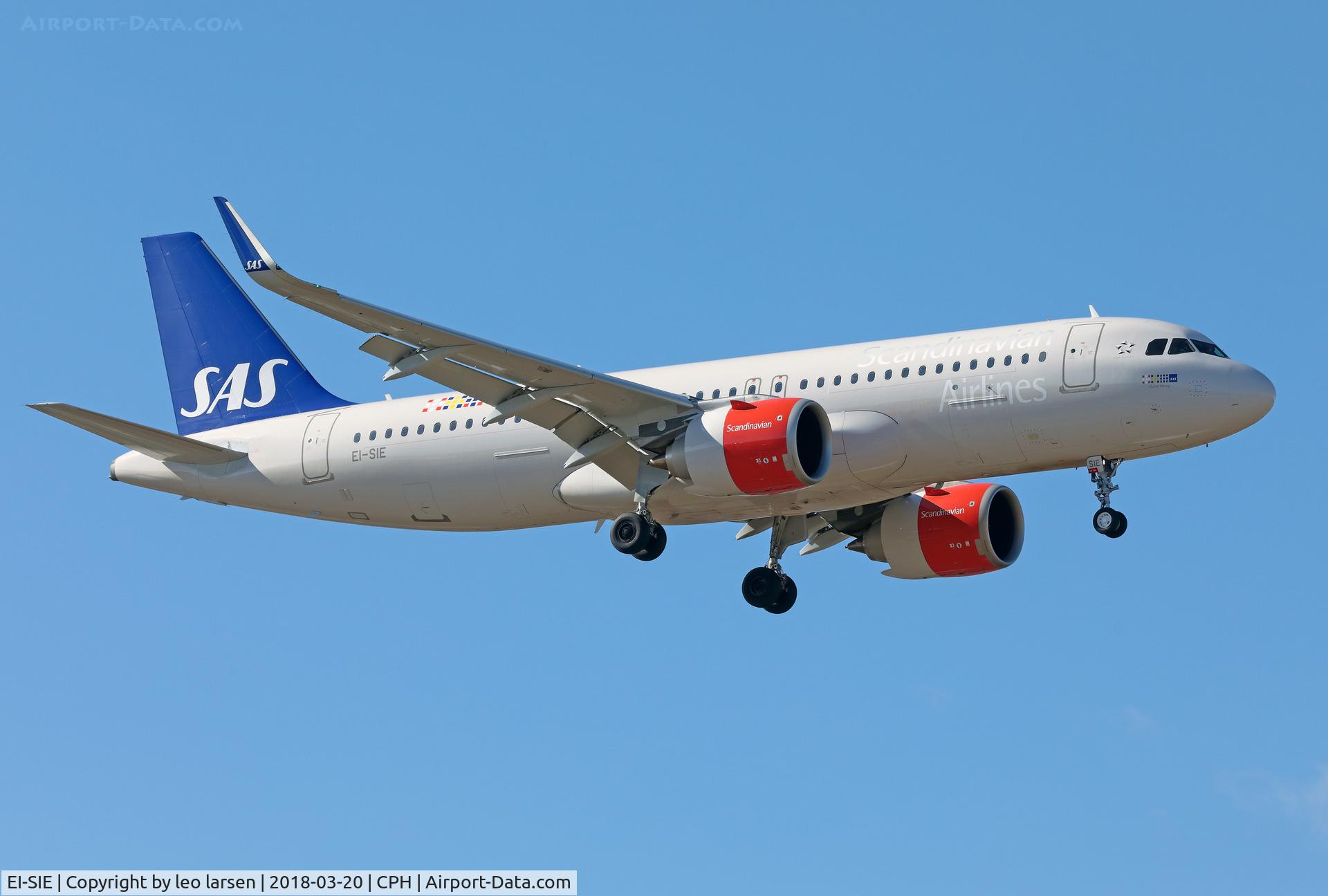 EI-SIE, 2018 Airbus A320-251N C/N 8058, Copenhagen 20.3.2018 final to R-04L