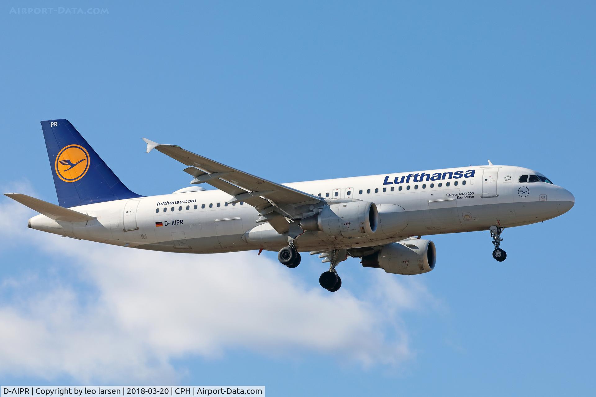 D-AIPR, 1990 Airbus A320-211 C/N 111, Copenhagen 20.3.2018 on final to R-04L