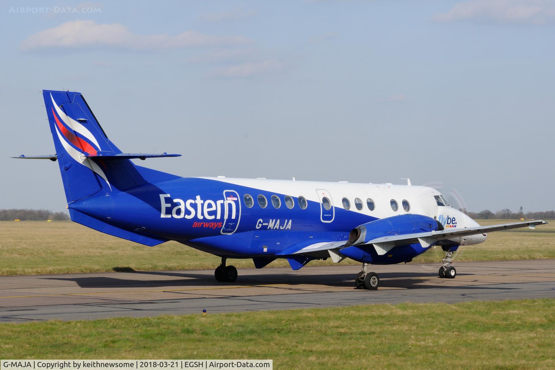 G-MAJA, 1994 British Aerospace Jetstream 41 C/N 41032, Regular Visitor.