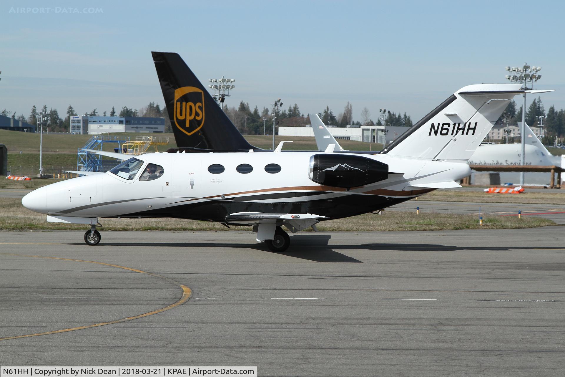 N61HH, 2011 Cessna 510 Citation Mustang Citation Mustang C/N 510-0390, PAE/KPAE