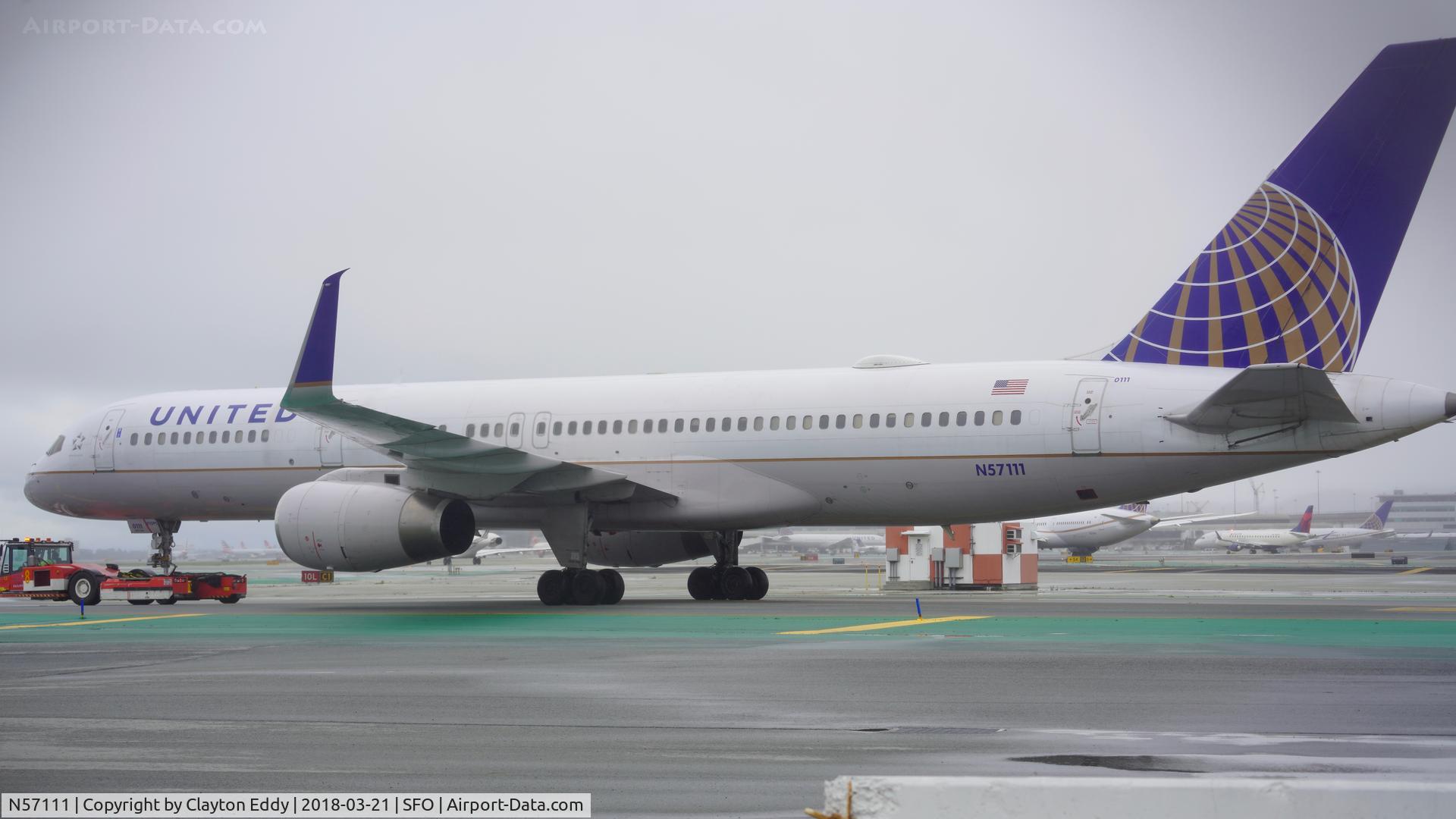 N57111, 1994 Boeing 757-224 C/N 27301, SFO 2018.