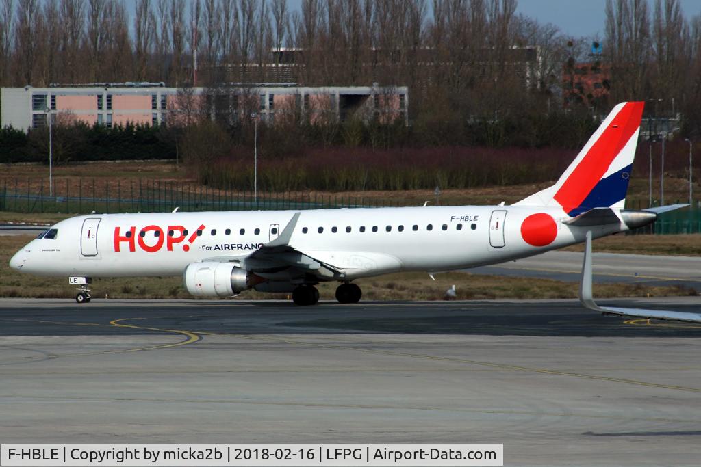 F-HBLE, 2007 Embraer 190LR (ERJ-190-100LR) C/N 19000123, Taxiing