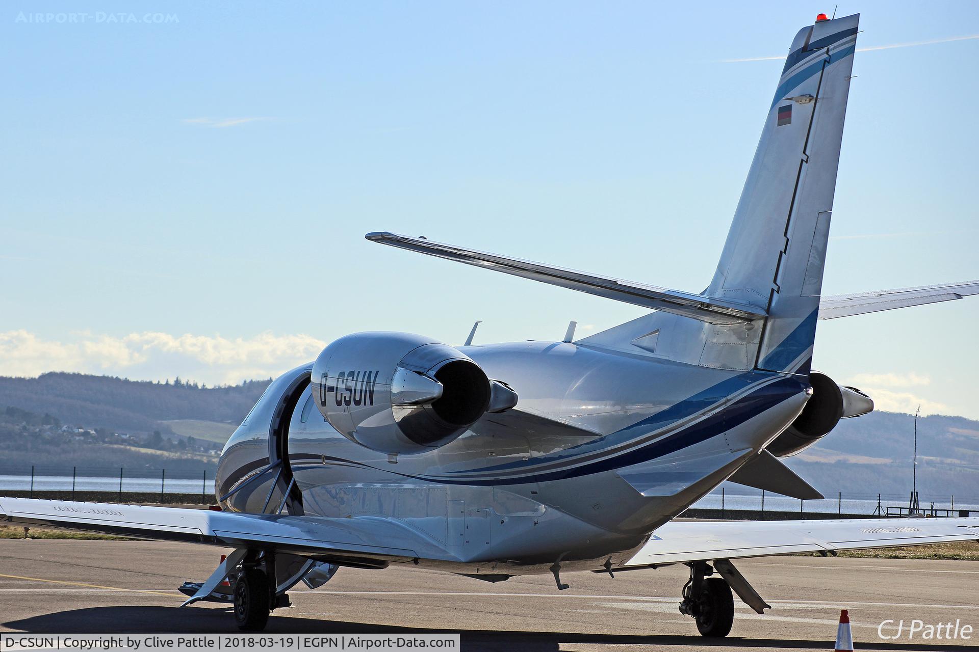 D-CSUN, 2012 Cessna 560 Citation XLS+ C/N 560-6102, At Dundee