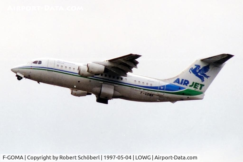 F-GOMA, 1993 British Aerospace BAe.146-200QC C.3 Quick Change C/N E2211, F-GOMA @ LOWG