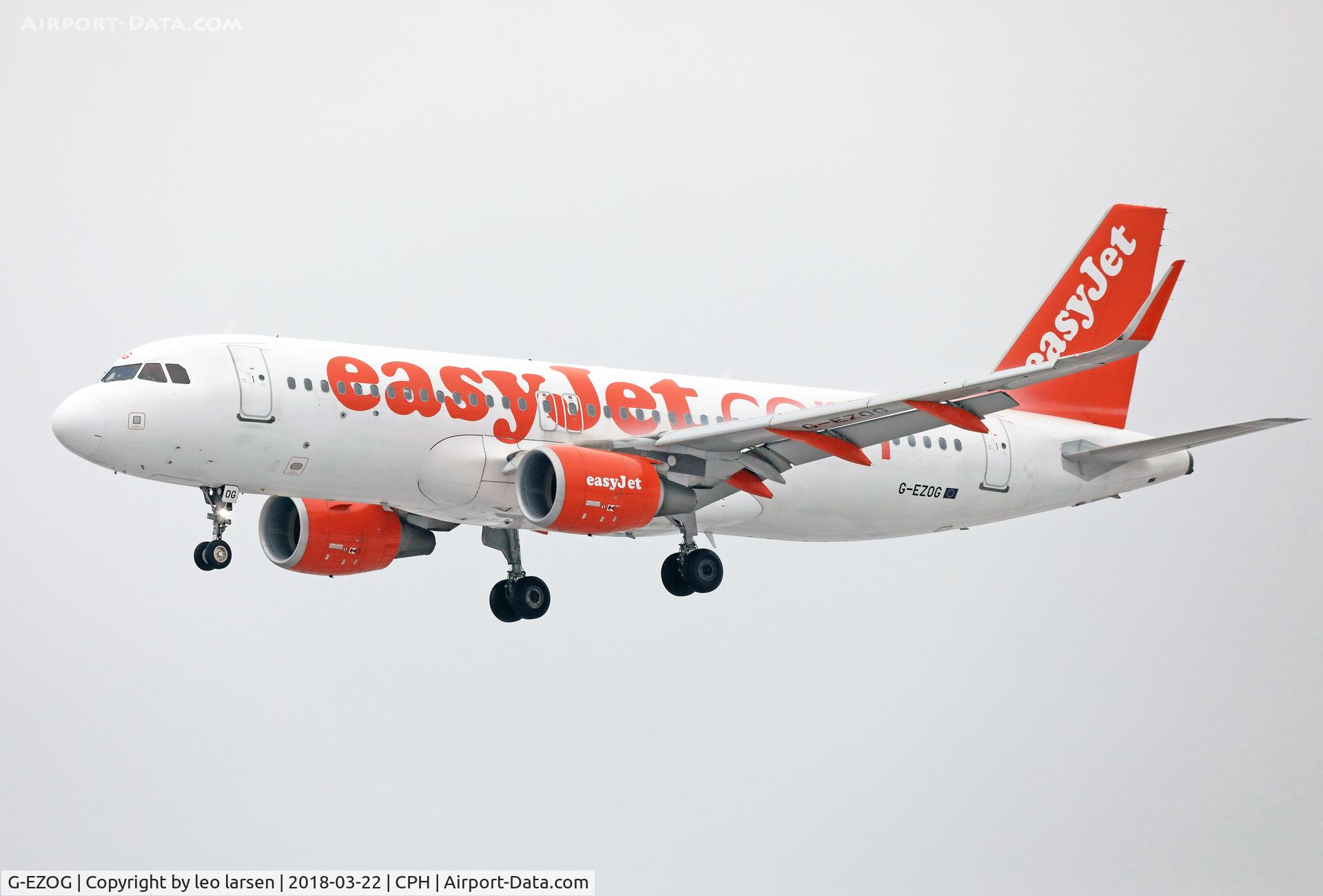 G-EZOG, 2015 Airbus A320-214 C/N 6541, Copenhagen 22.3.2018