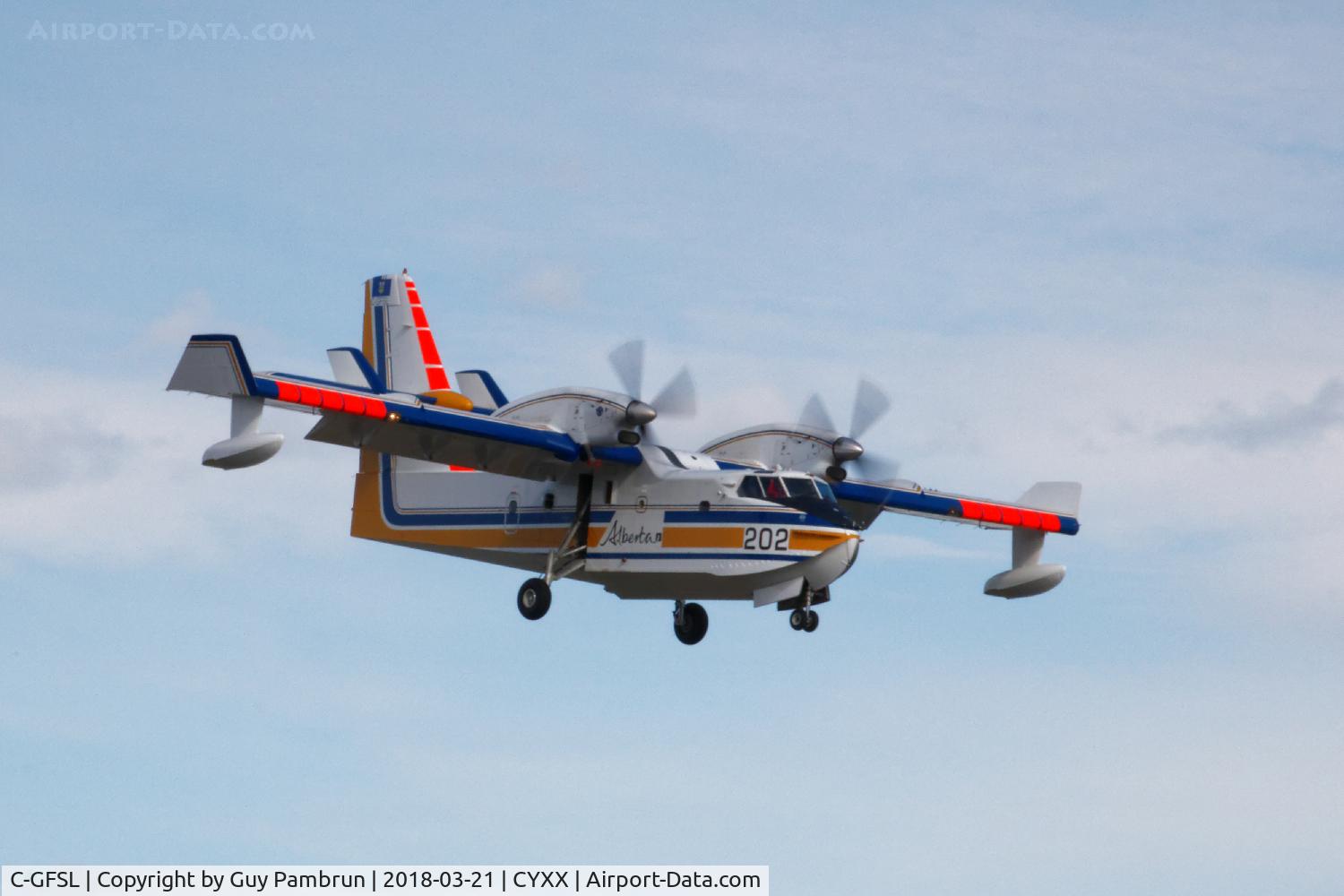 C-GFSL, 1986 Canadair CL-215-V (CL-215-1A10) C/N 1086, Training flight