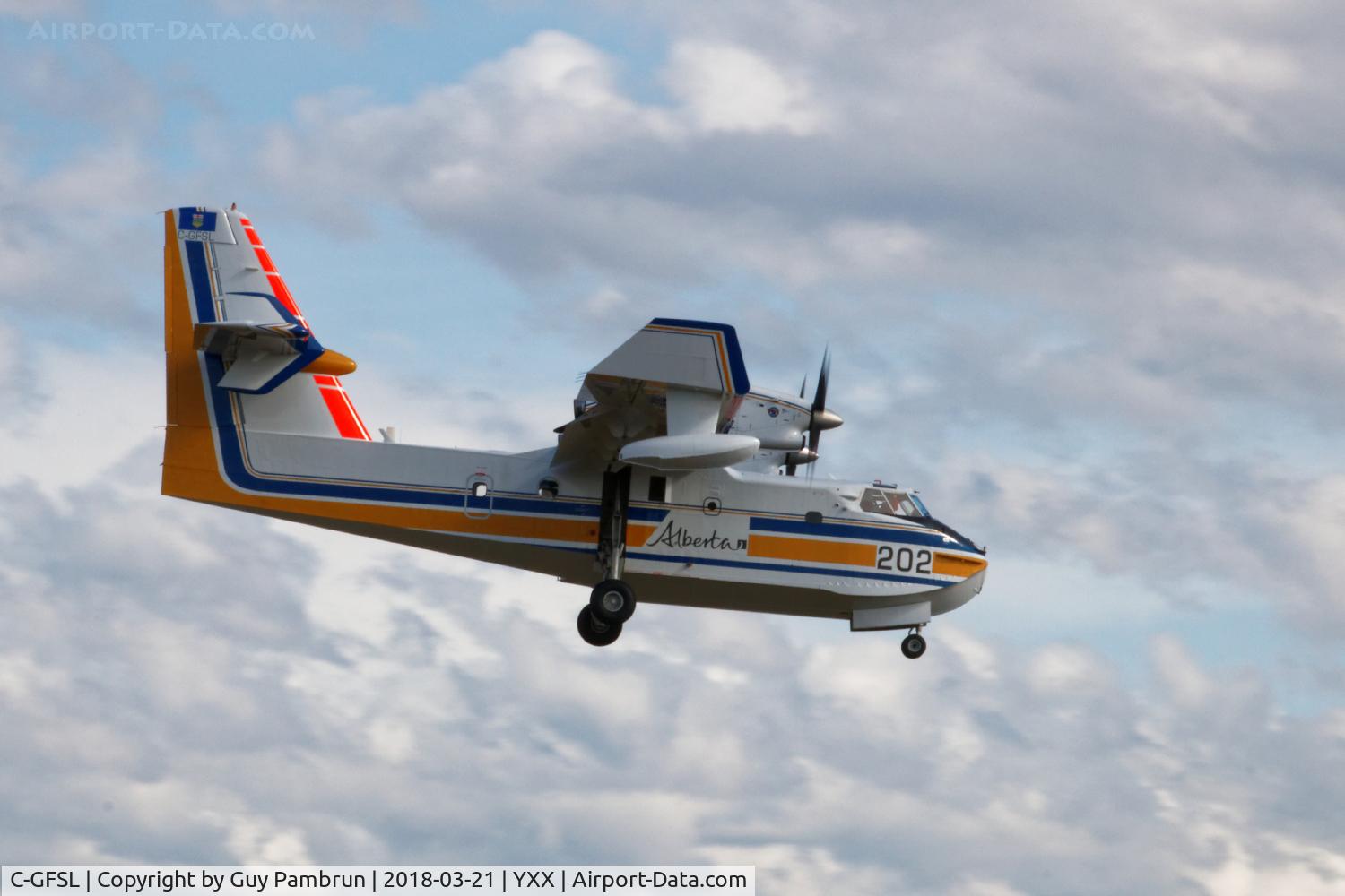 C-GFSL, 1986 Canadair CL-215-V (CL-215-1A10) C/N 1086, Training flight