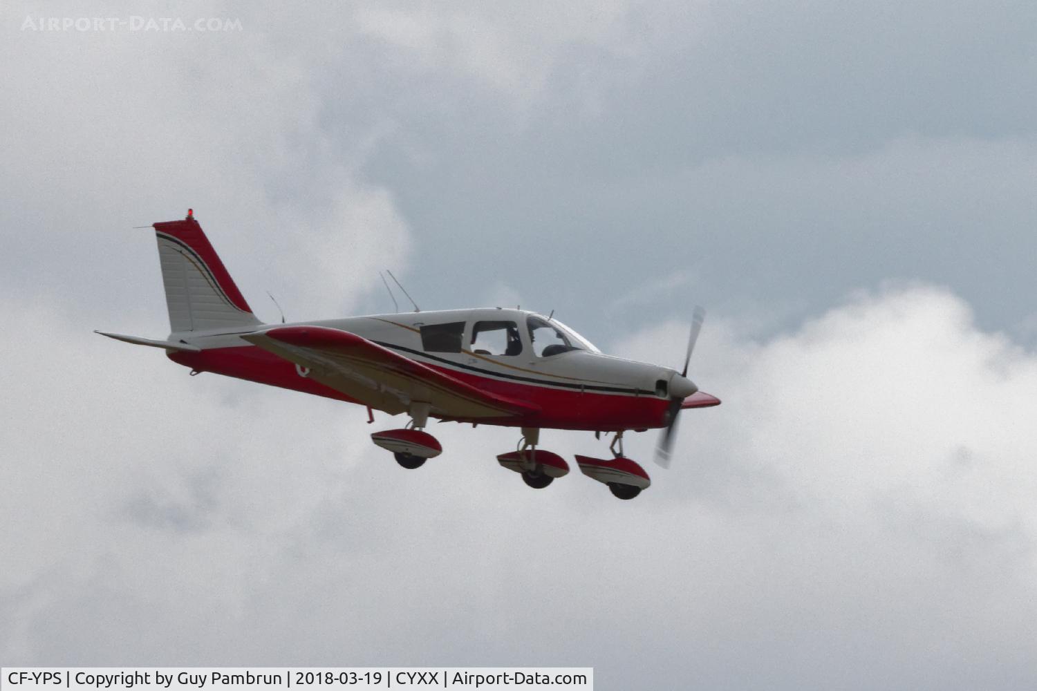 CF-YPS, 1969 Piper PA-28-140 Cherokee C/N 28 25914, Landing