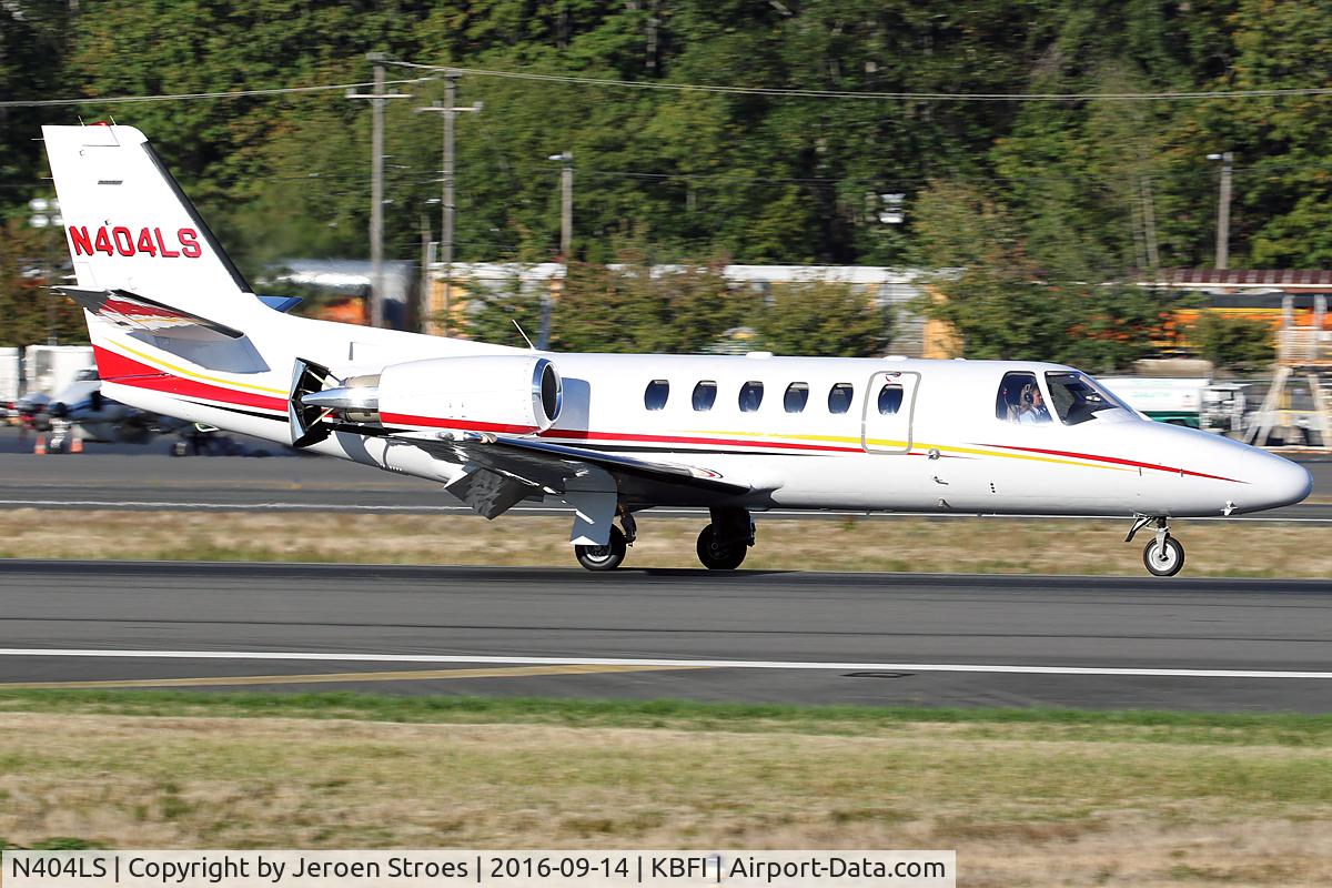 N404LS, 2003 Cessna 550 Citation Bravo C/N 550-1074, KBFI