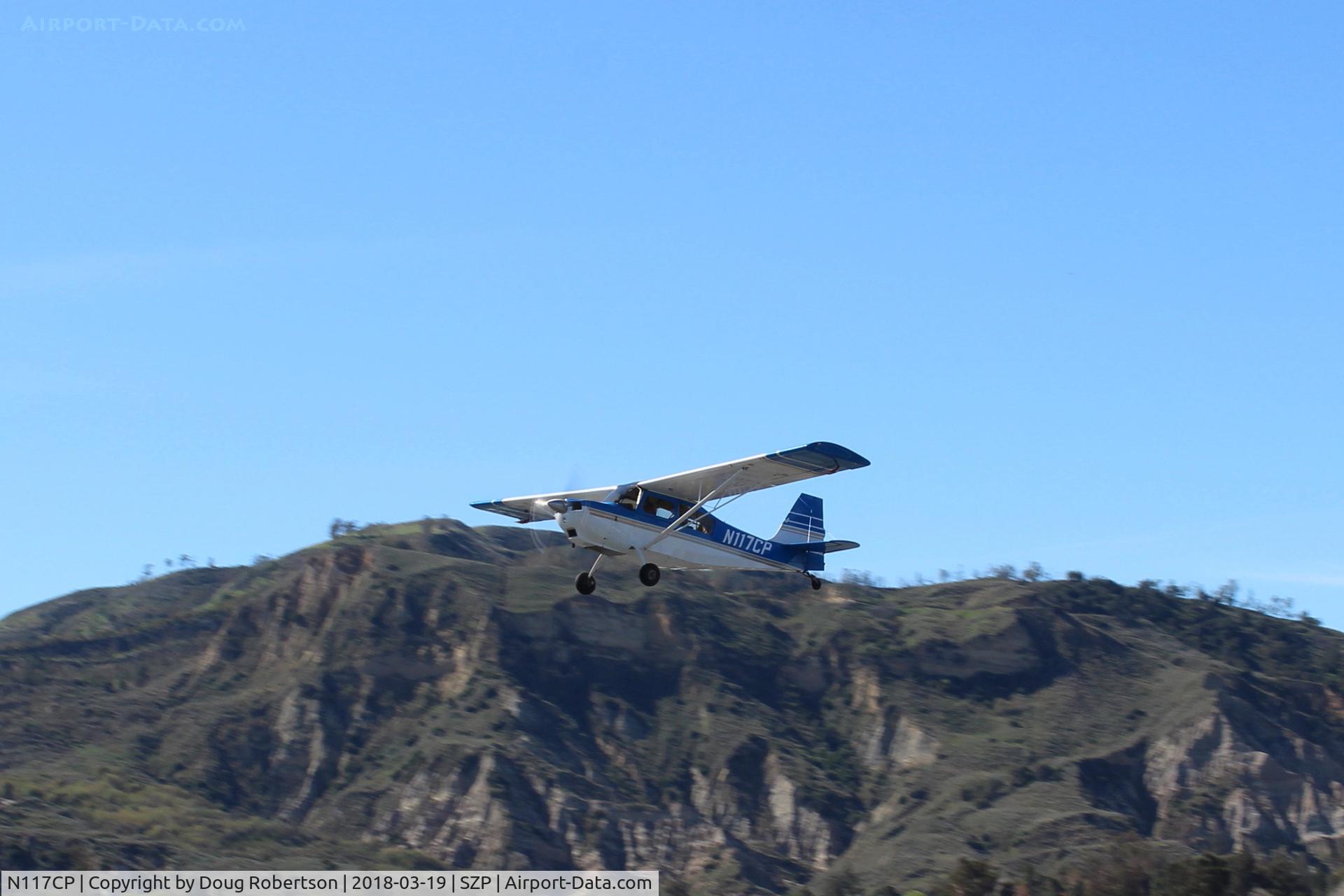 N117CP, American Champion 7GCBC Citabria C/N 1275-99, 1999 American Champion 7GCBC CITABRIA, Lycoming O-320 150 Hp, another takeoff climb Rwy 04