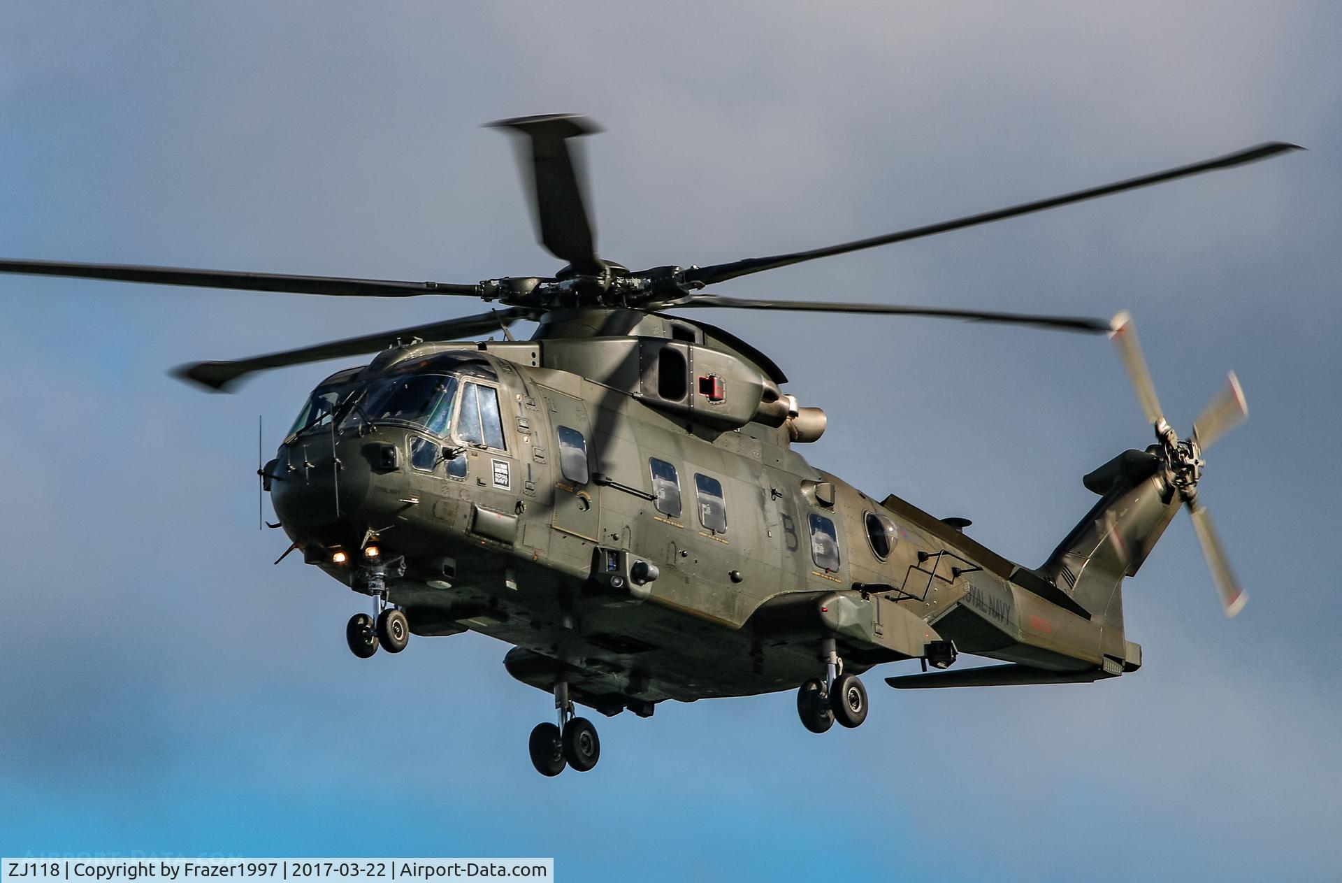 ZJ118, 1999 AgustaWestland EH-101 Merlin HC.3i C/N 50049/RAF02, taking park in mil ex