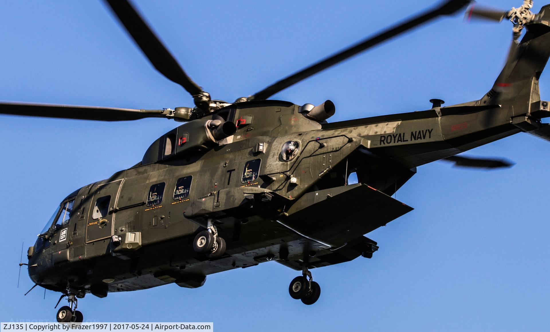 ZJ135, Westland Merlin HC.3i C/N 50187/RAF19, taking part in mil ex
