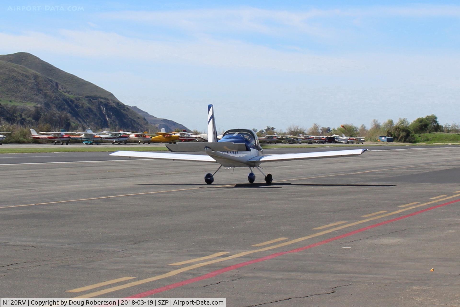 N120RV, 2013 Vans RV-12 C/N 120530, 2013 Brenneise Van's RV-12A, E-LSA, Rotax 912ULS 100 Hp, taxi to Rwy 04