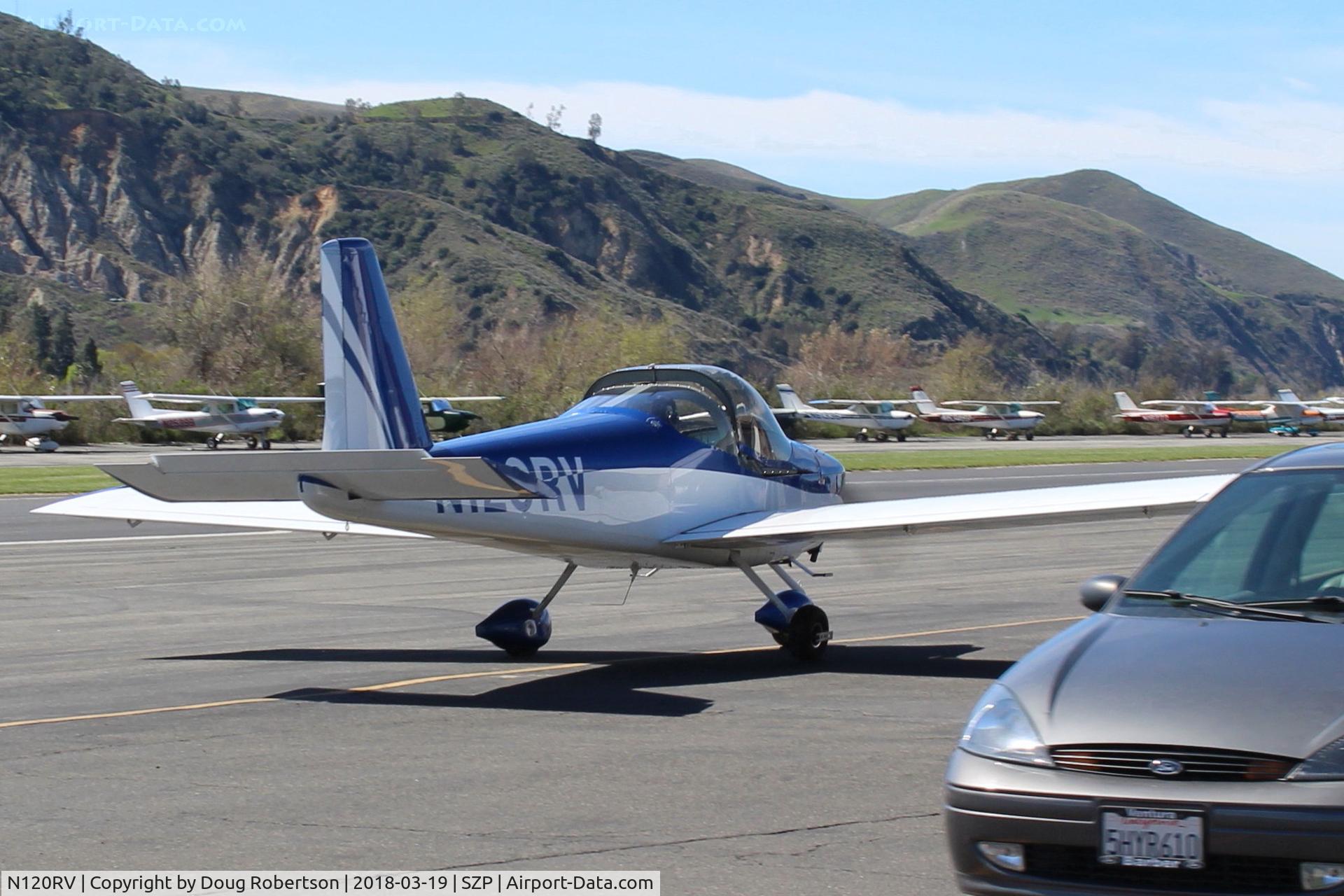 N120RV, 2013 Vans RV-12 C/N 120530, 2013 Brenneise VAN'S RV-12 E-LSA, Rotax 912ULS 100 Hp, taxi to Rwy 04