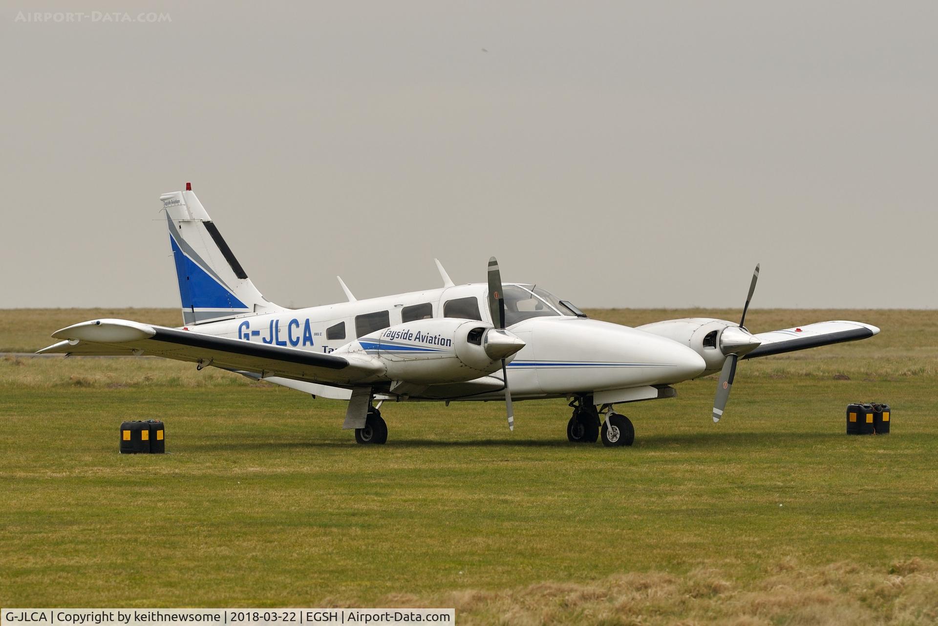 G-JLCA, 1978 Piper PA-34-200T Seneca II C/N 34-7870428, Return Visitor.