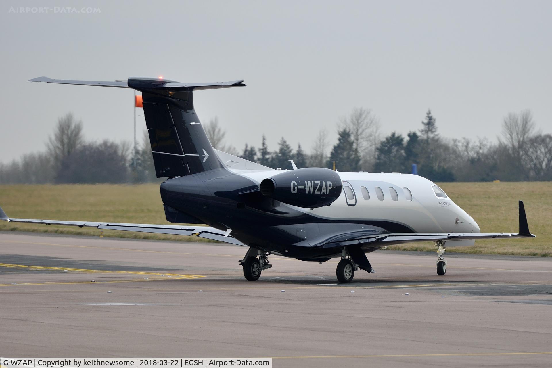 G-WZAP, 2017 Embraer EMB-505 Phenom 300 C/N 50500438, Nice First Visitor.