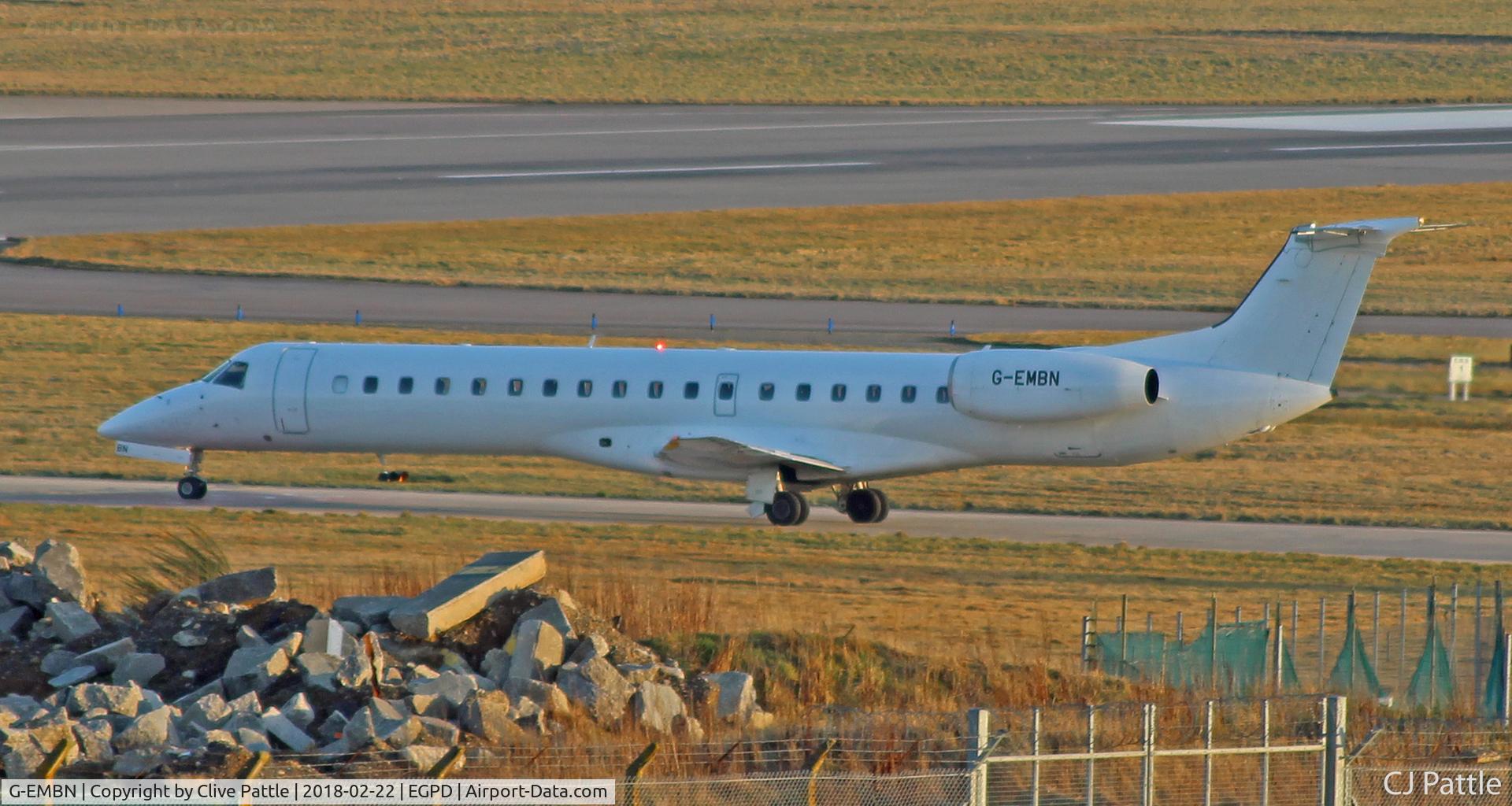 G-EMBN, 2000 Embraer EMB-145EP (ERJ-145EP) C/N 145201, In action at Aberdeen