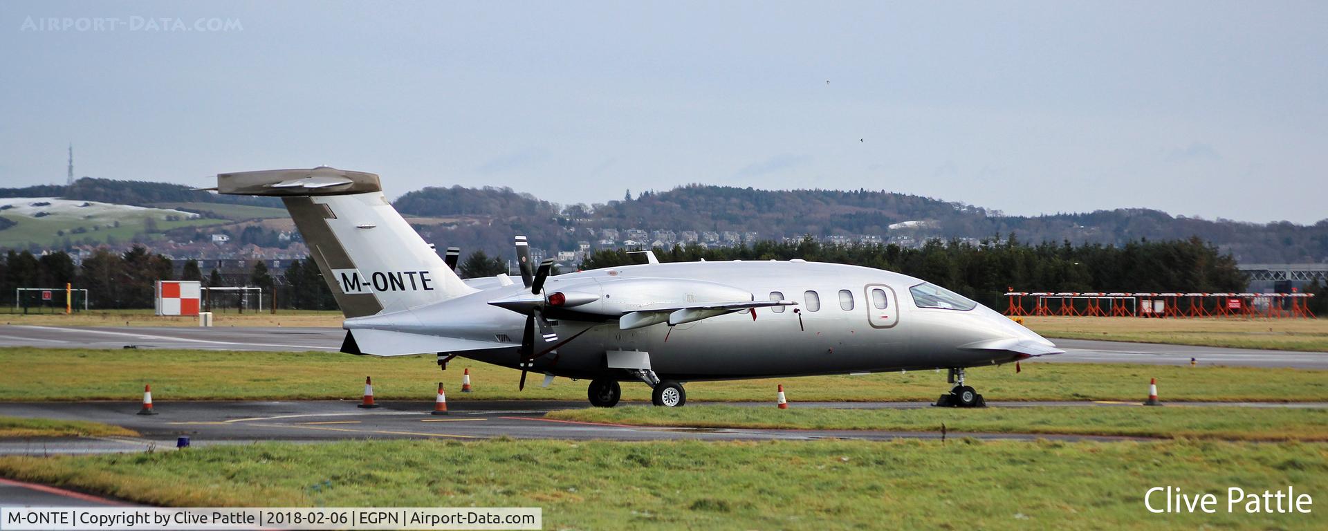 M-ONTE, 2009 Piaggio P-180 Avanti II C/N 1176, Parked at Dundee