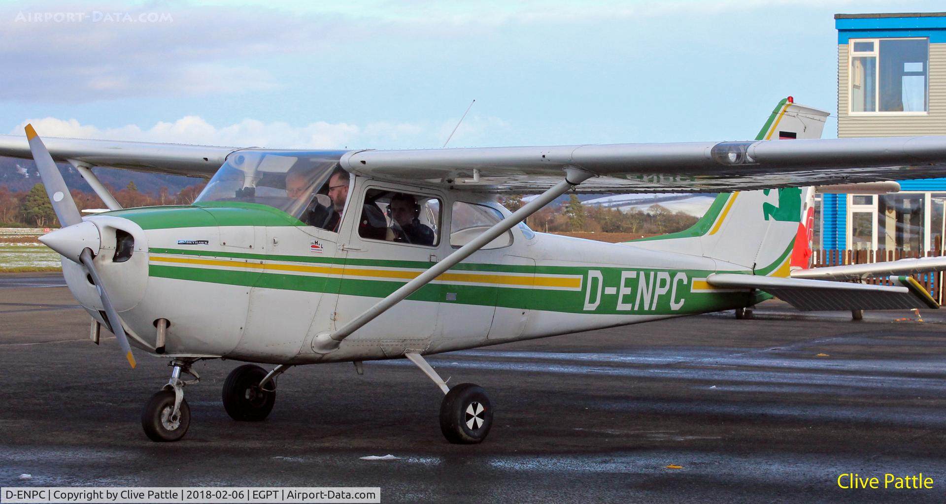 D-ENPC, 1969 Reims F172H Skyhawk Skyhawk C/N F1720600, Parked up at Perth EGPT