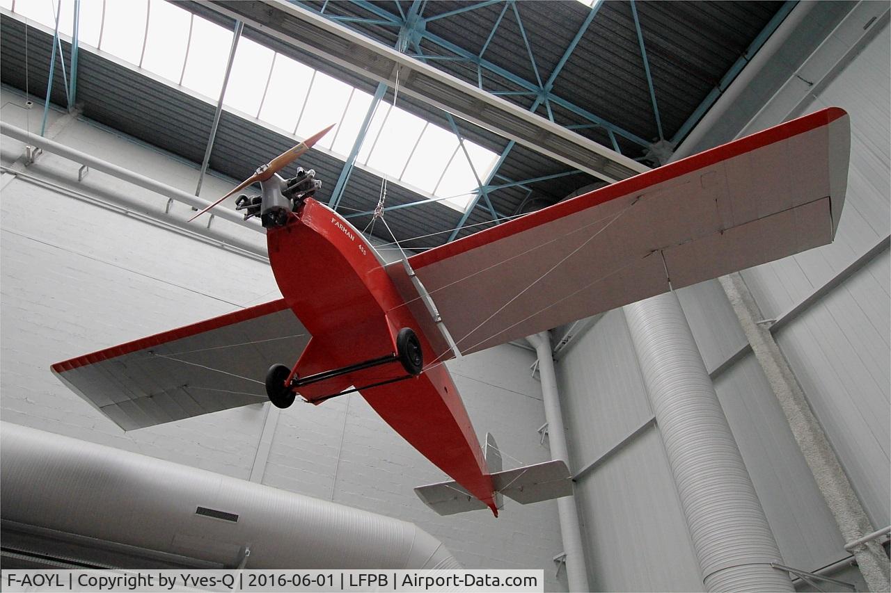 F-AOYL, 1936 Farman F455 Super Moustique C/N 01, Farman F455 Super Moustique, Air & Space Museum Paris-Le Bourget Airport (LFPB-LBG)