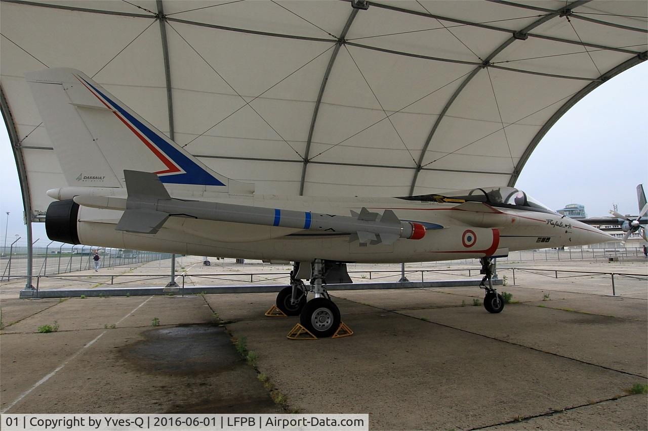01, 1986 Dassault Rafale A C/N 01, Dassault Rafale A, Preserved at Air & Space Museum Paris-Le Bourget (LFPB)