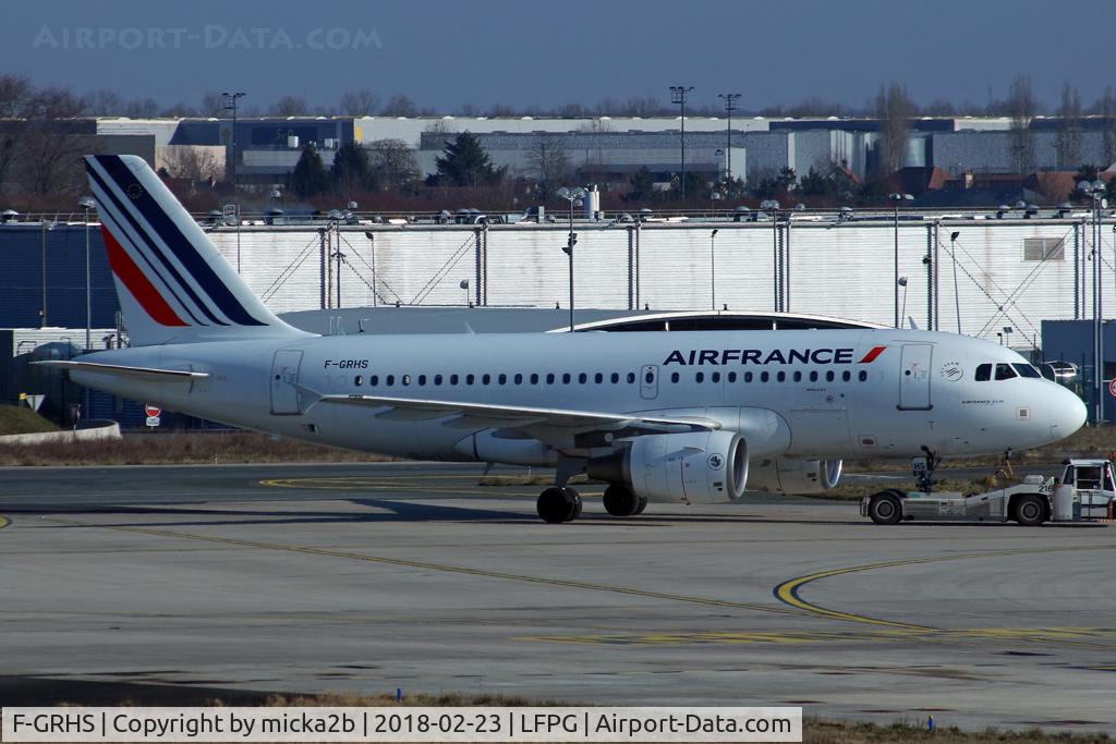 F-GRHS, 2001 Airbus A319-111 C/N 1444, Taxiing