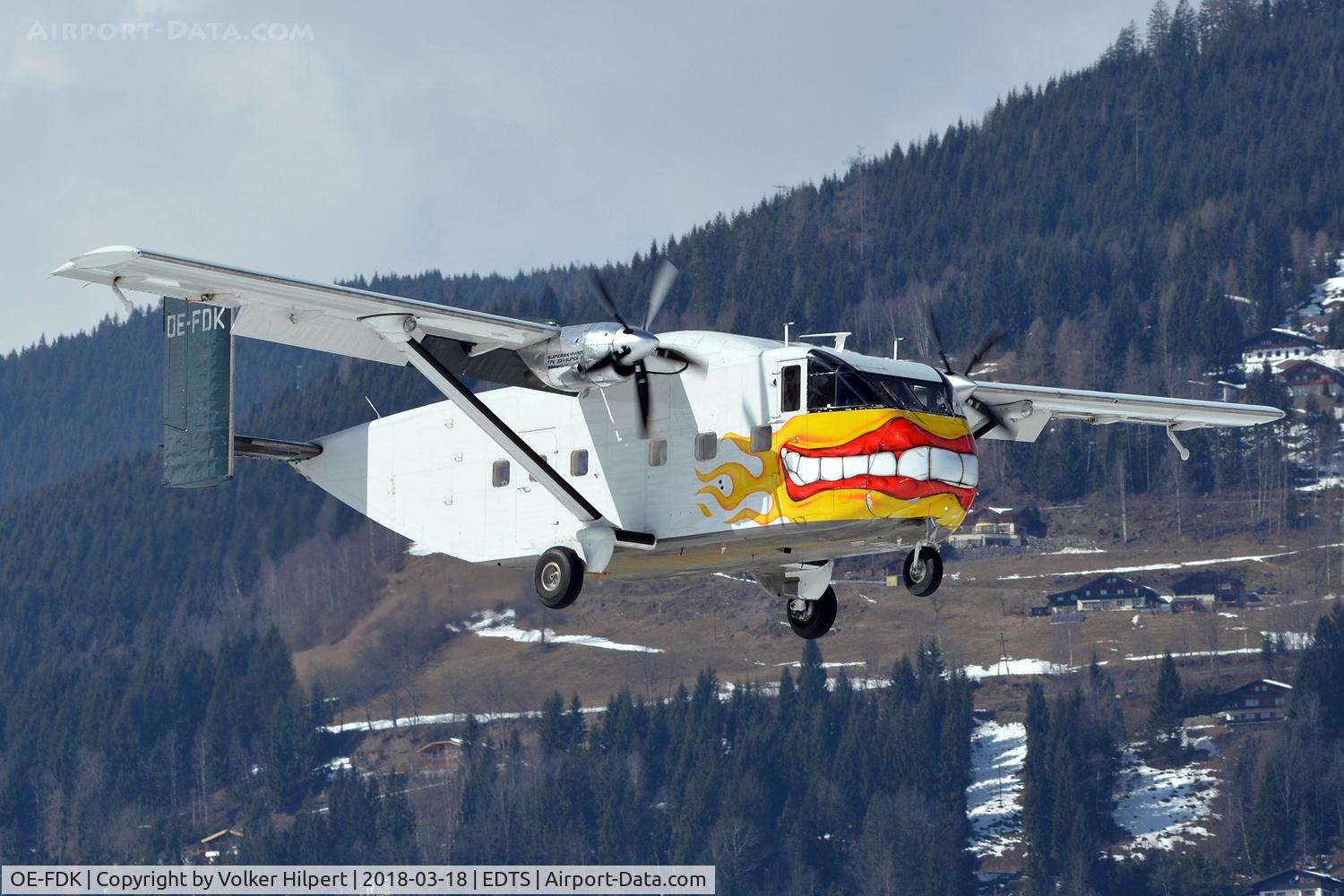 OE-FDK, 1972 Short SC-7 Skyvan 3A-100 C/N SH.1901, at Zell am See